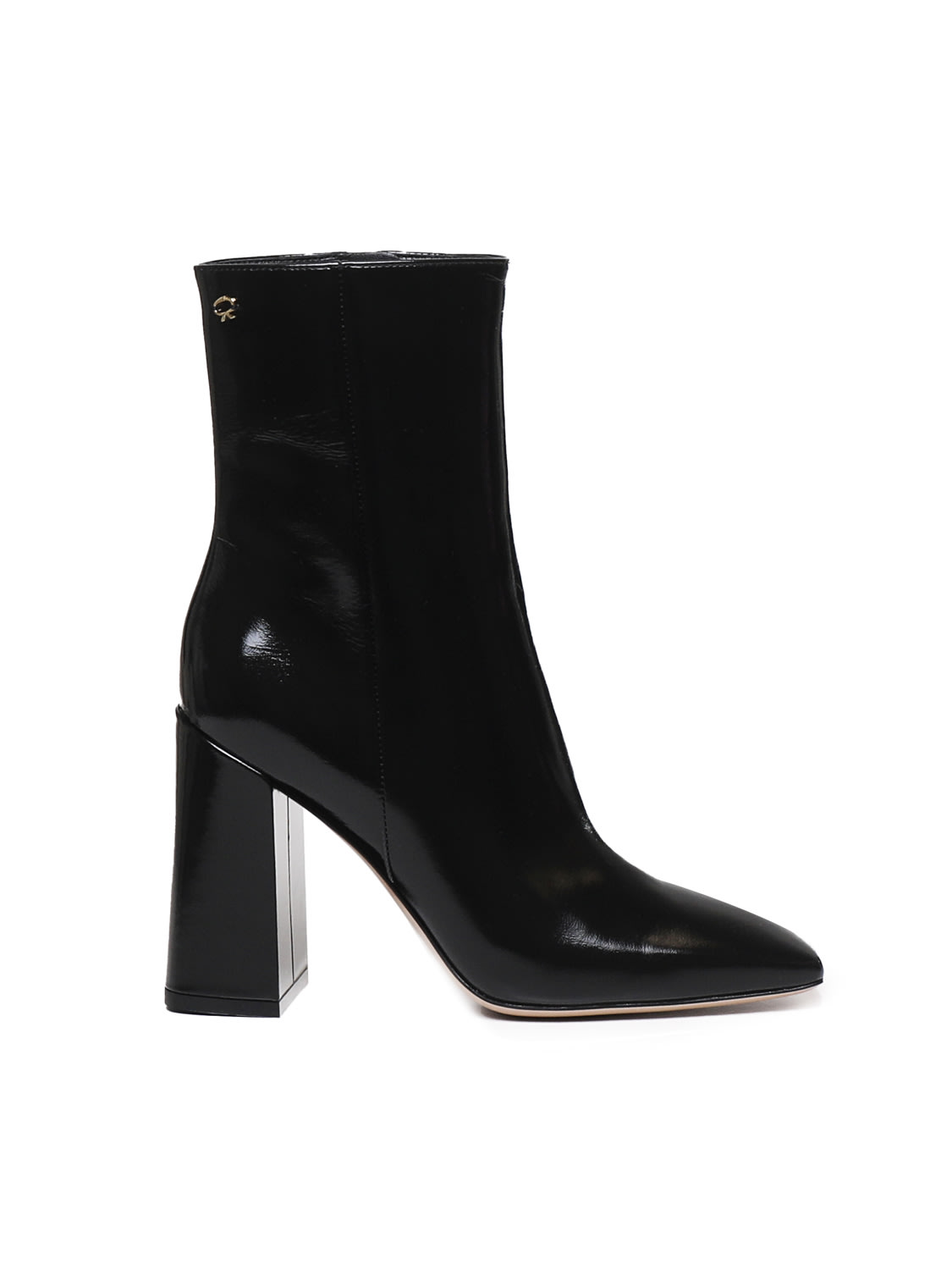 Shop Gianvito Rossi Nuit Boots In Patent Leather In Black