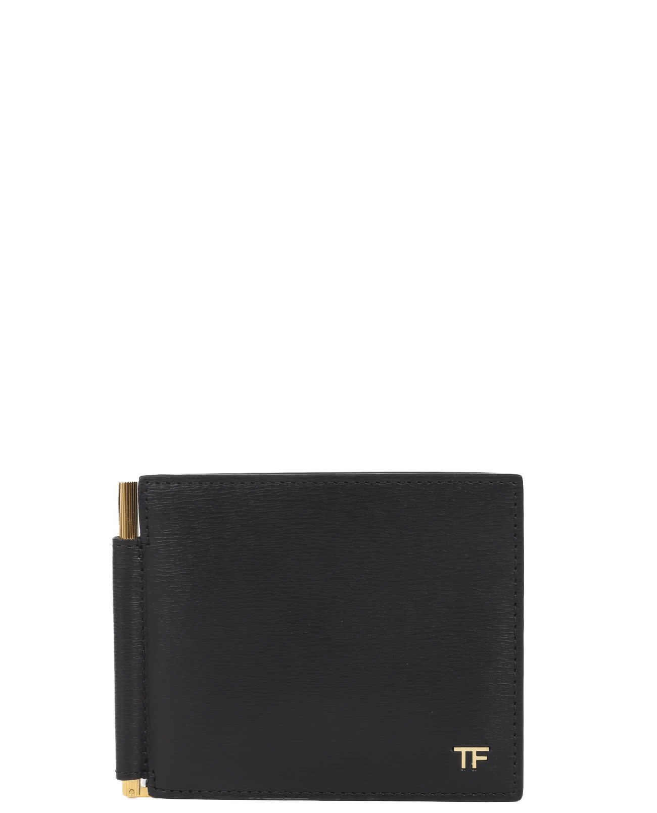 Tom Ford Black Wallet With Money Clip