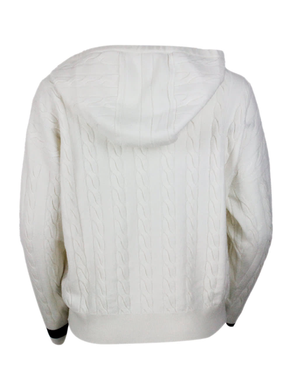 Shop Lorena Antoniazzi Sweater In White