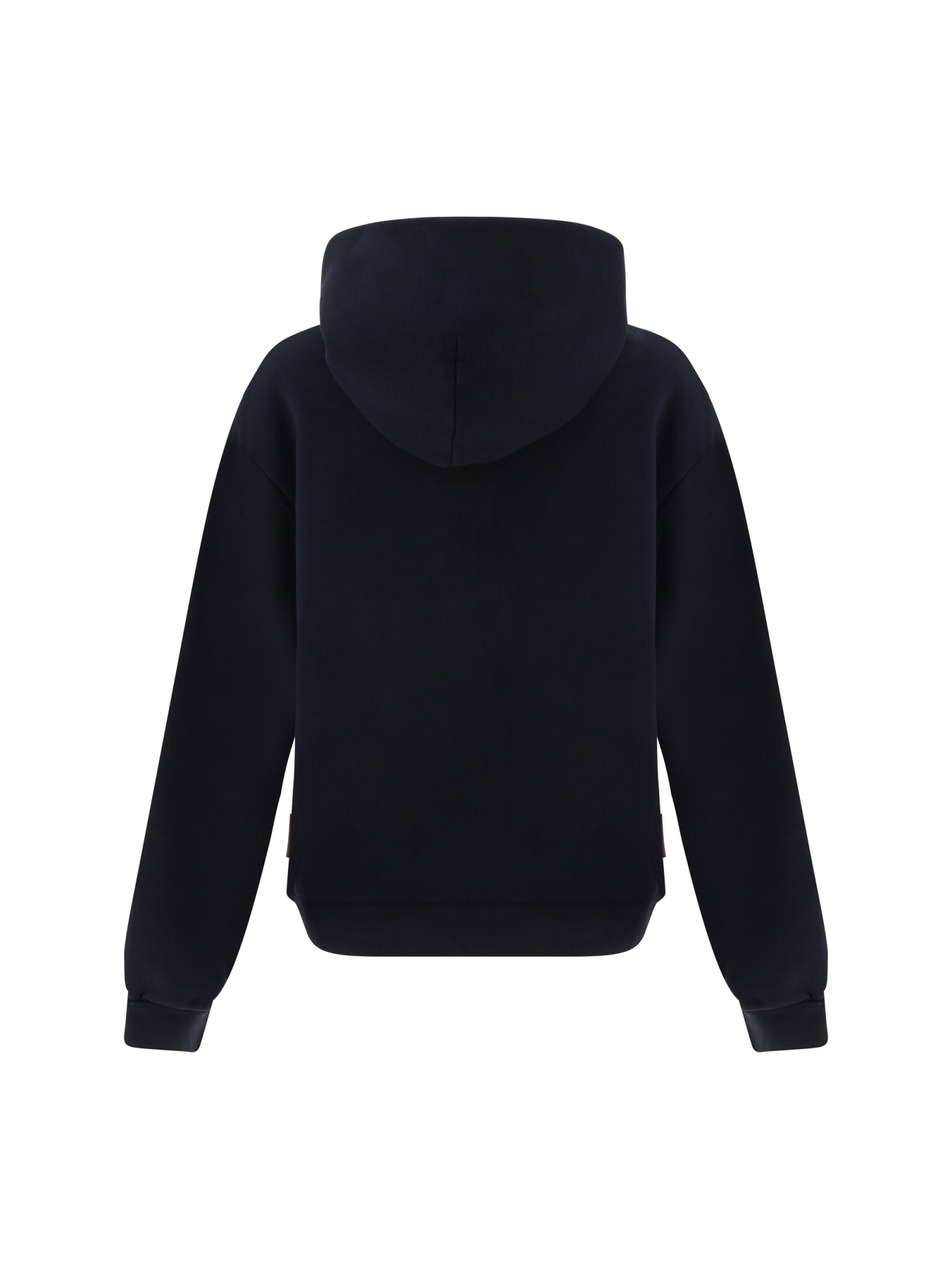 Shop Acne Studios Hoodie In Black