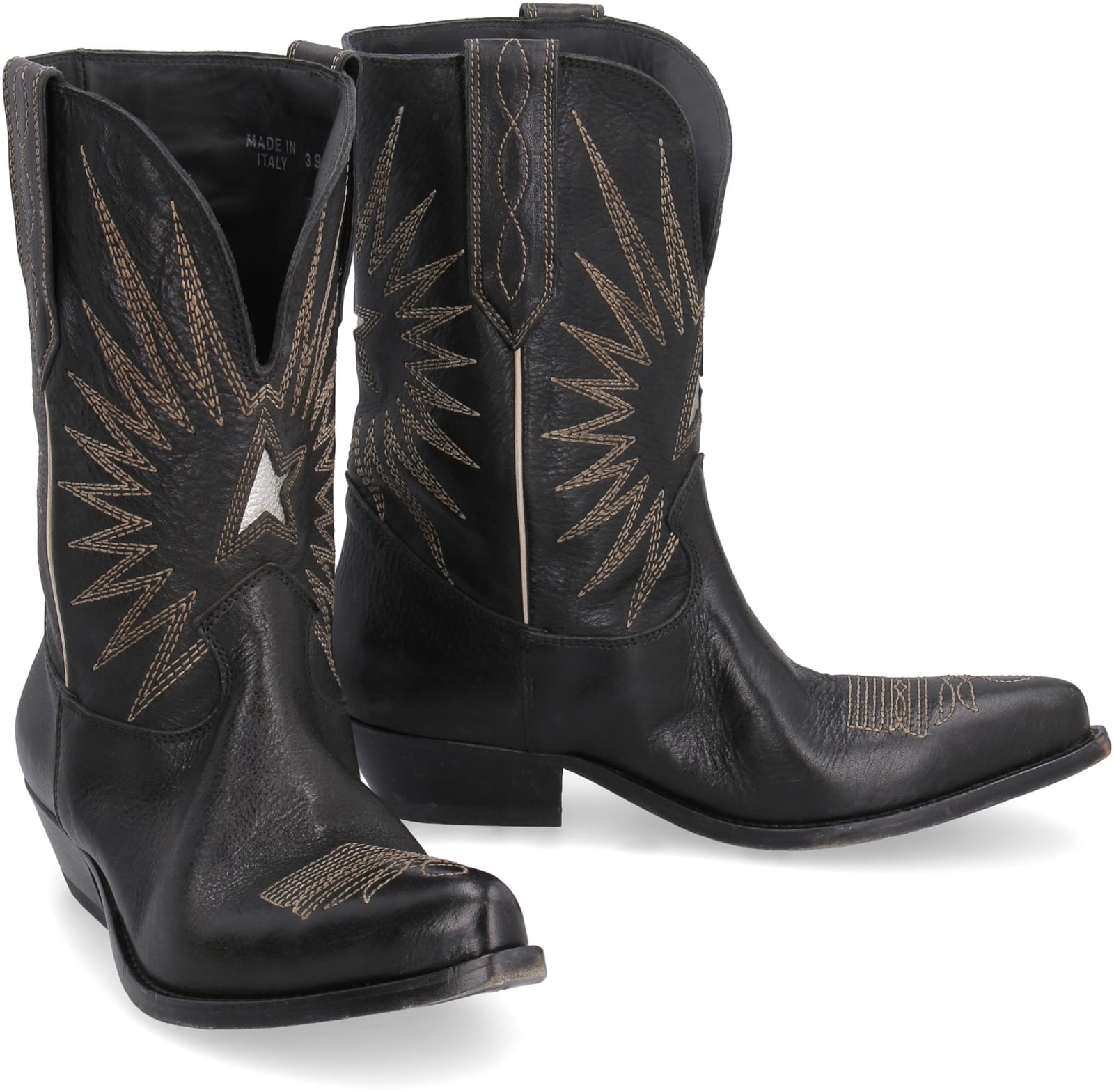 golden goose western booties