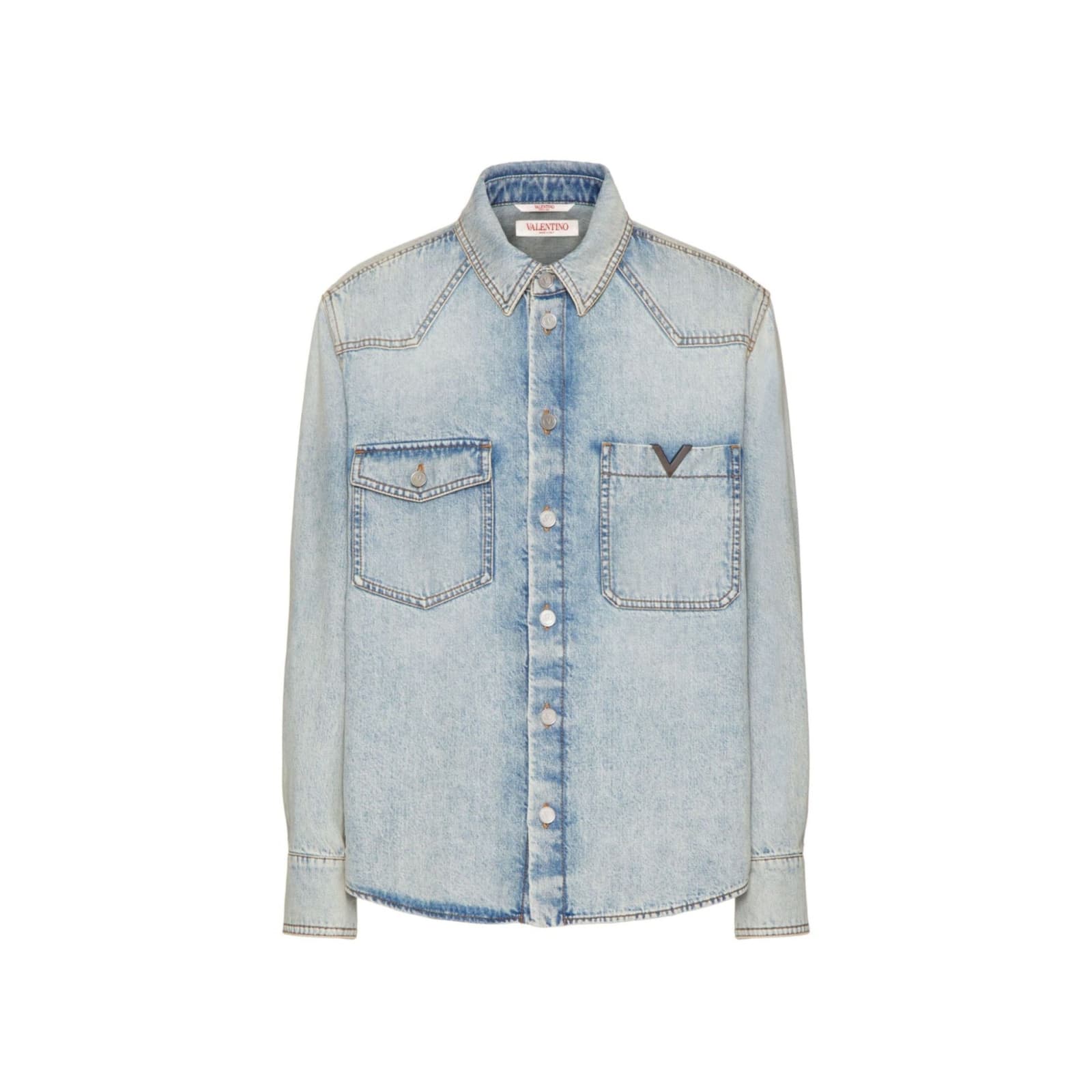 VALENTINO GARAVANI COTTON DENIM SHIRT 