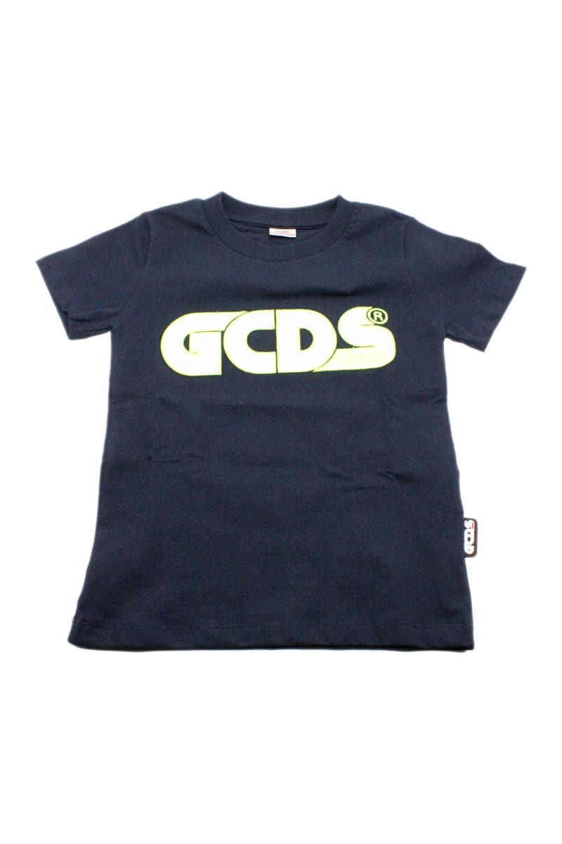 Gcds Kids' T-shirt In Blue