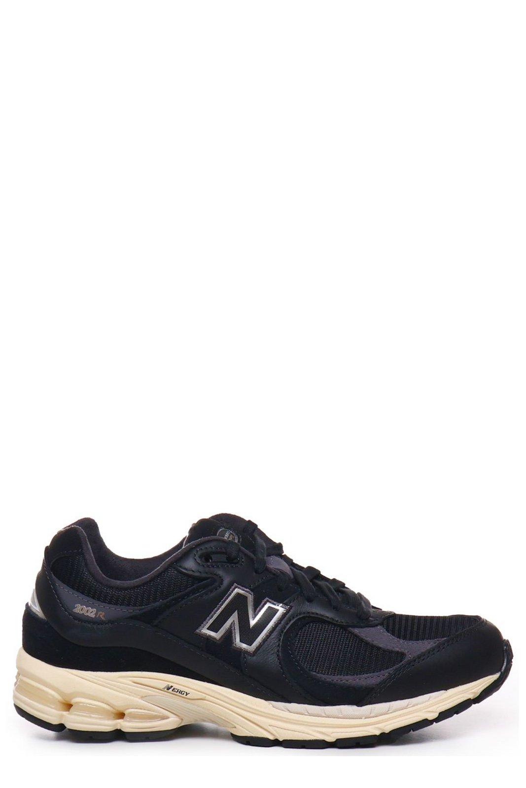 Shop New Balance M2002r Logo Patch Sneakers In Black