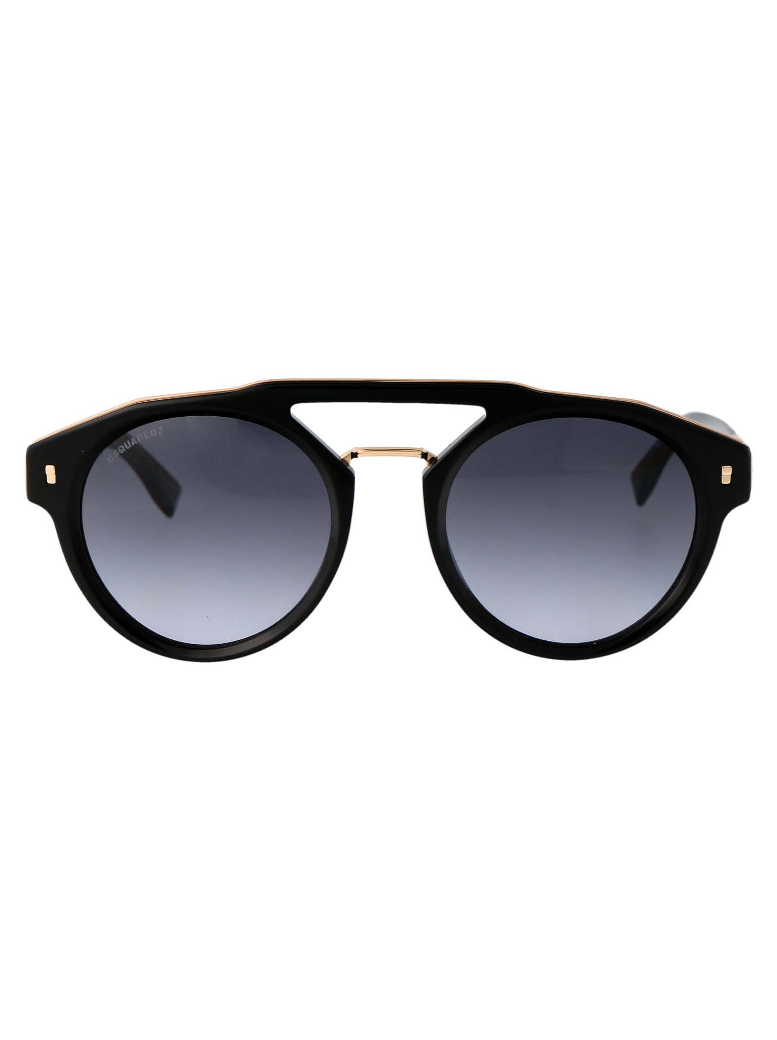 Shop Dsquared2 D2 0085/s Sunglasses In 2m29o Black Gold