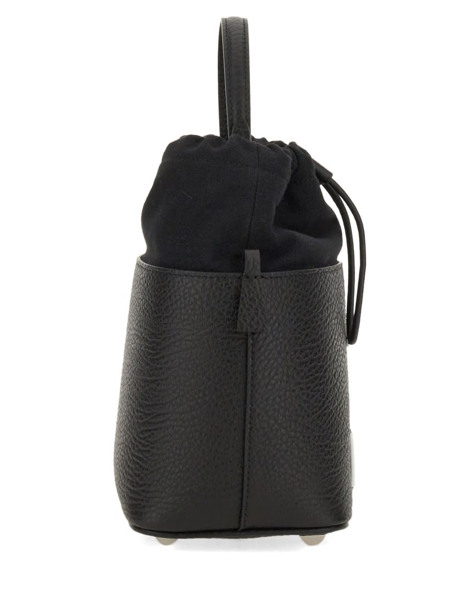 Shop Maison Margiela 5ac Bucket Bag In Black