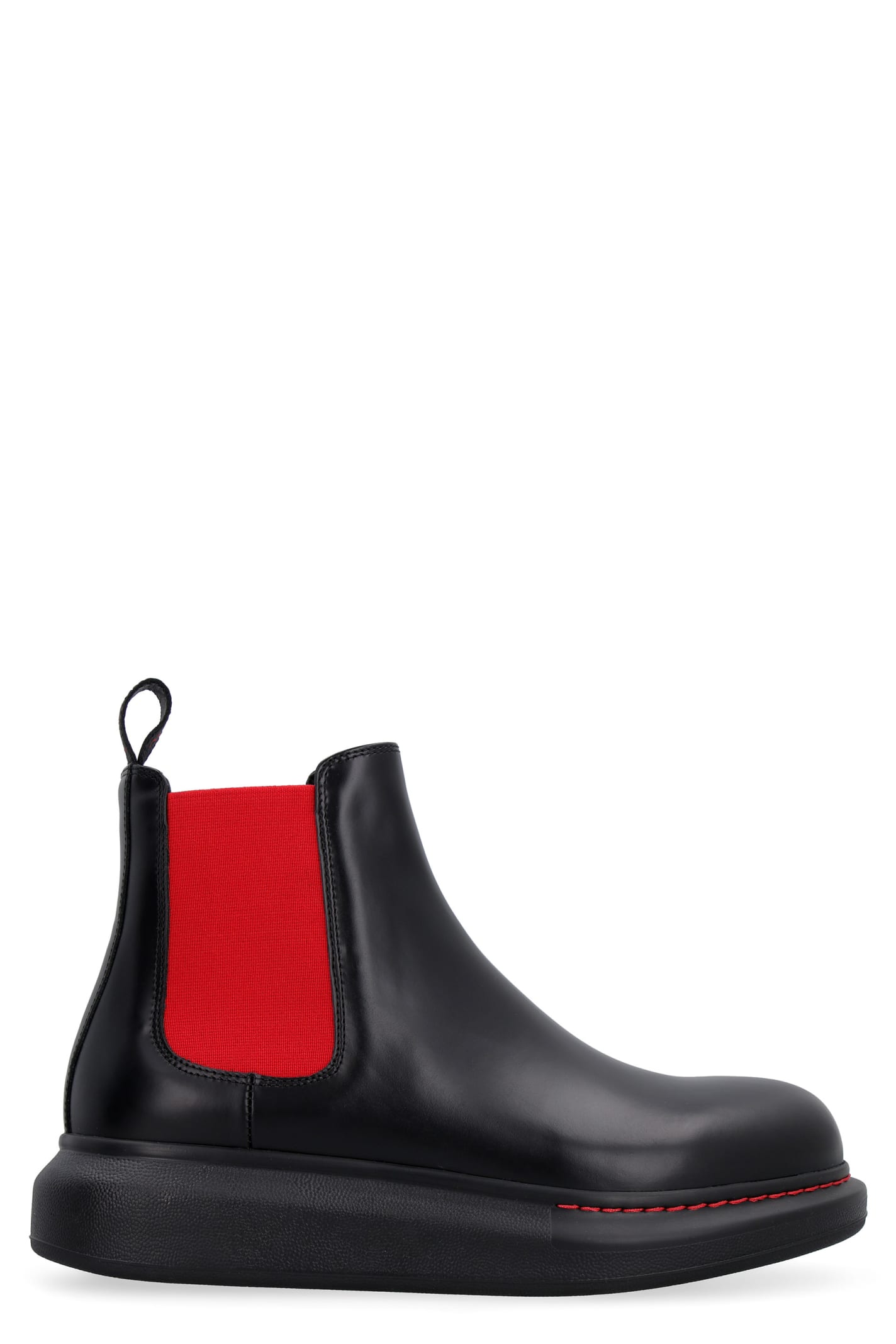 Alexander McQueen Leather Chelsea Boots