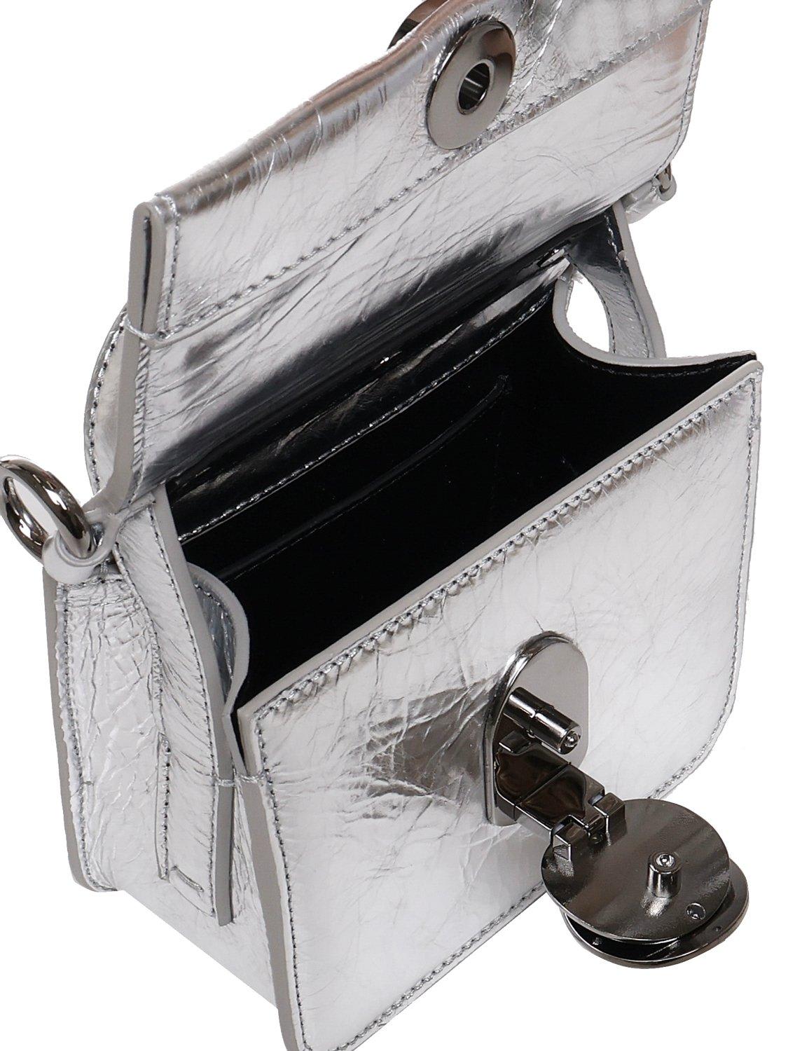 Chloé Chloe Penelope Micro Crossbody Bag In Silver