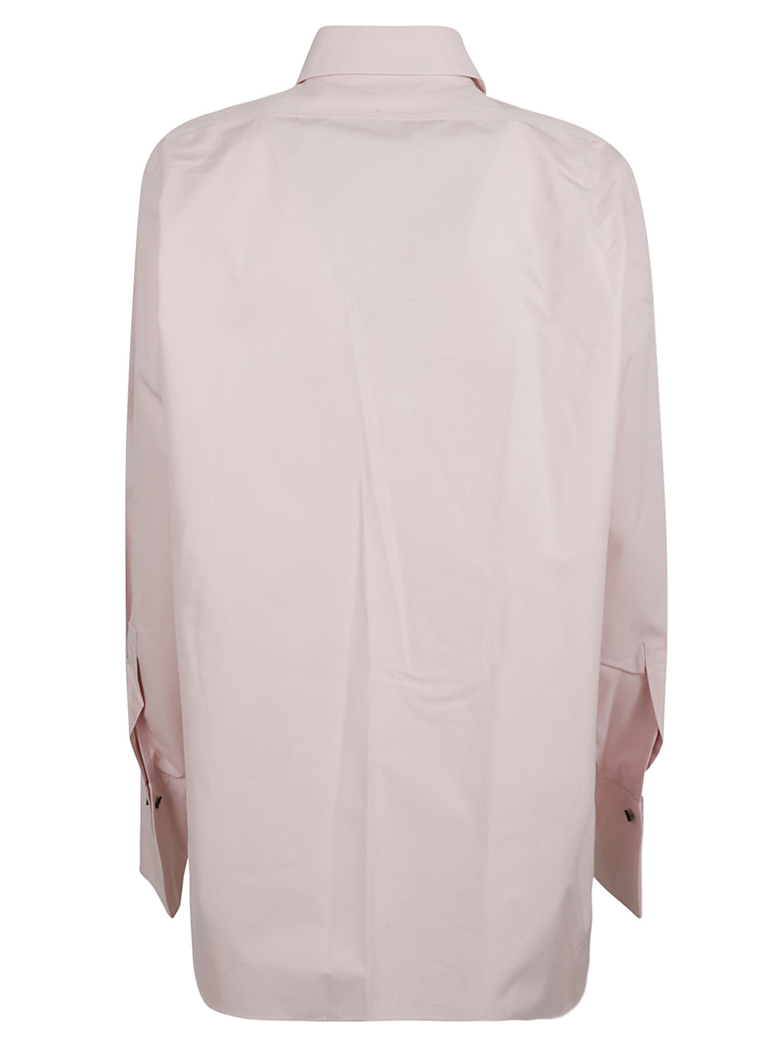 Shop Jil Sander Heavy Organic Cotton Poplin Shirt In Pink