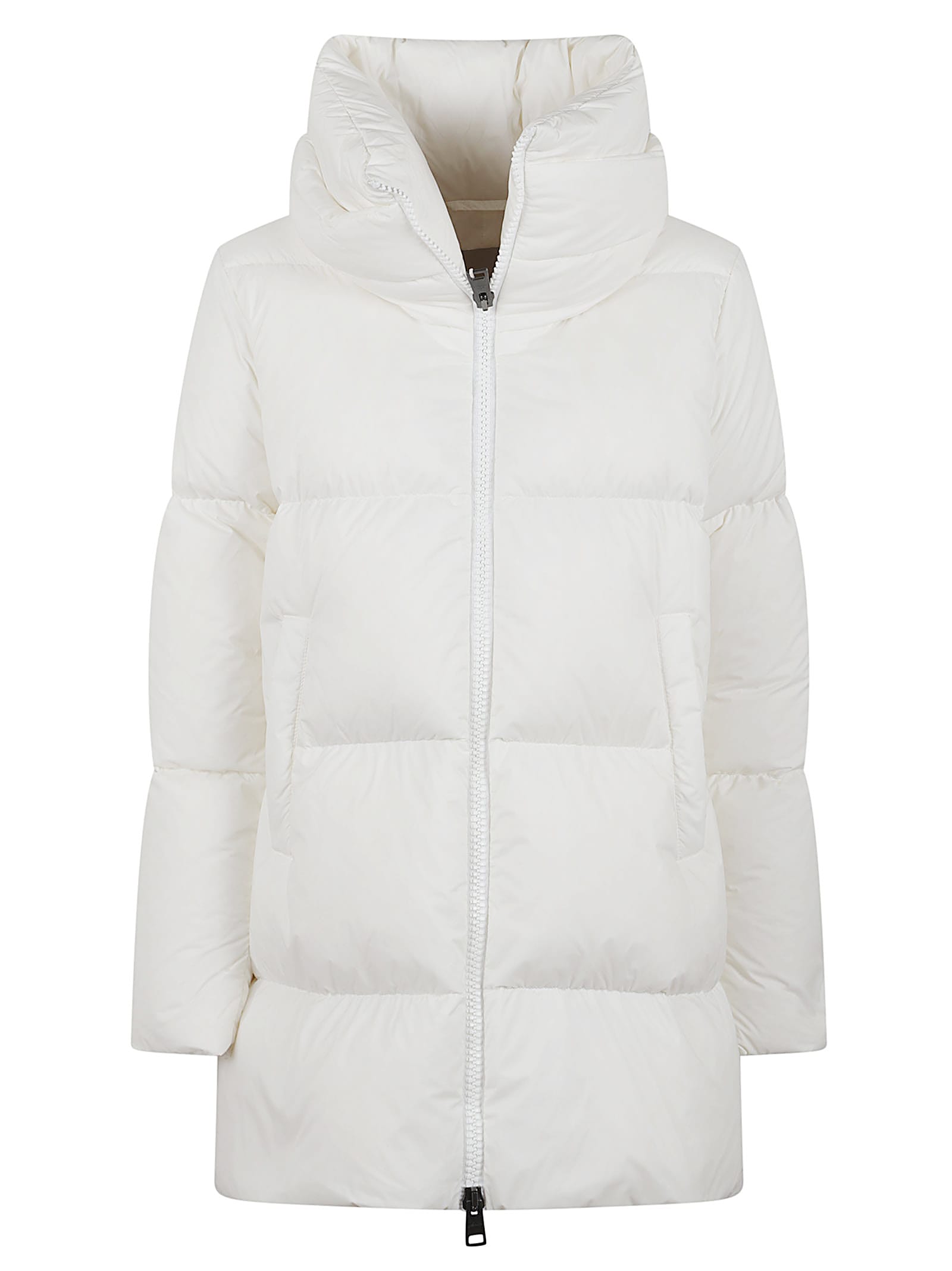Herno A-shape Relaxed Down Jacket In White