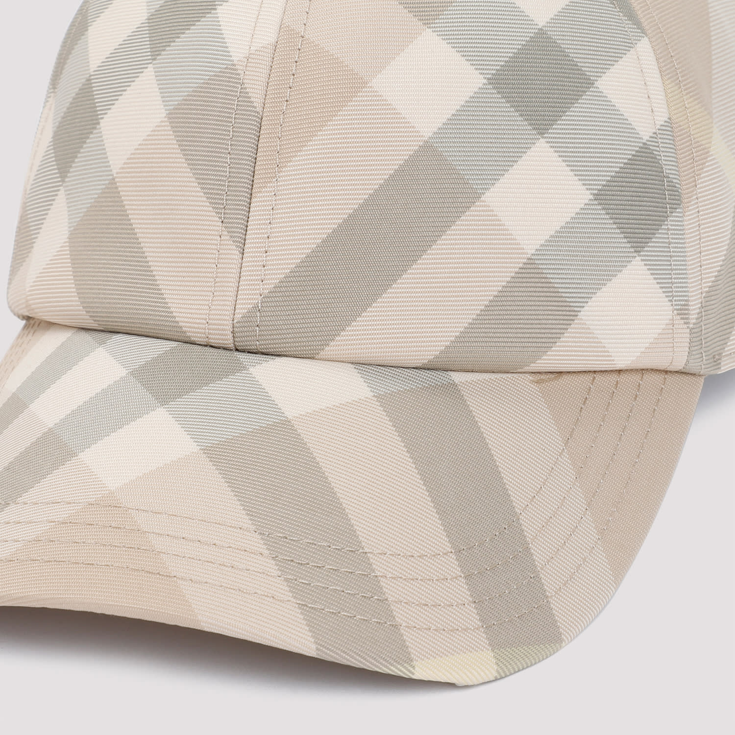 Shop Burberry Baseball Cap In Flax