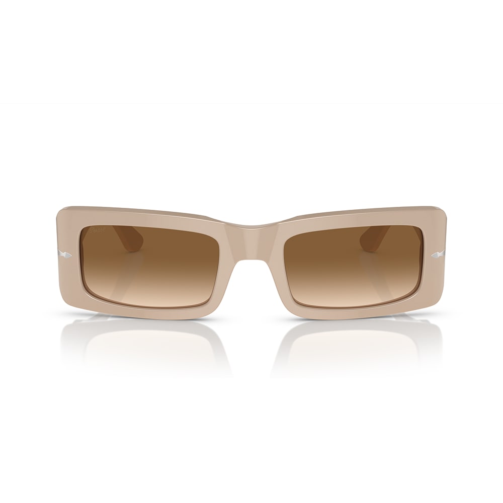 Persol Sunglasses In Beige/marrone Sfumato