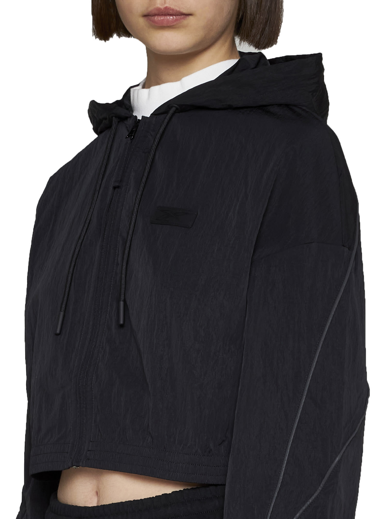 Shop Reebok Jacket In Black