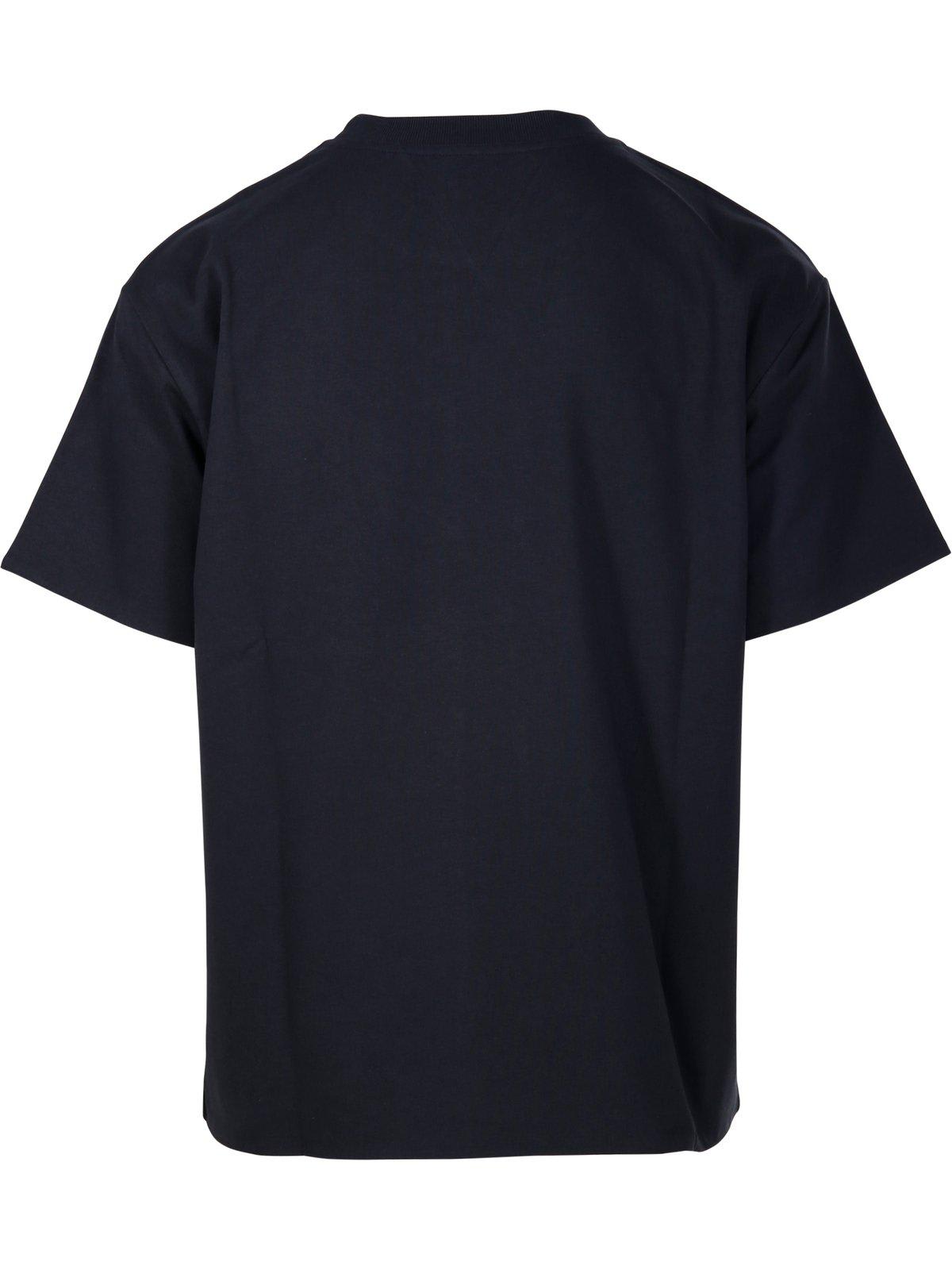 Shop Bottega Veneta Crewneck Short-sleeved T-shirt In Shadow