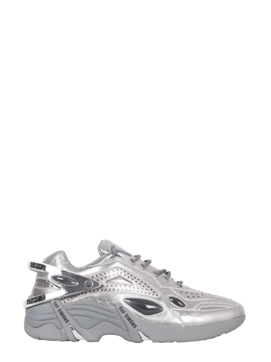 Shop Raf Simons Cylon-21 Sneakers In Silver