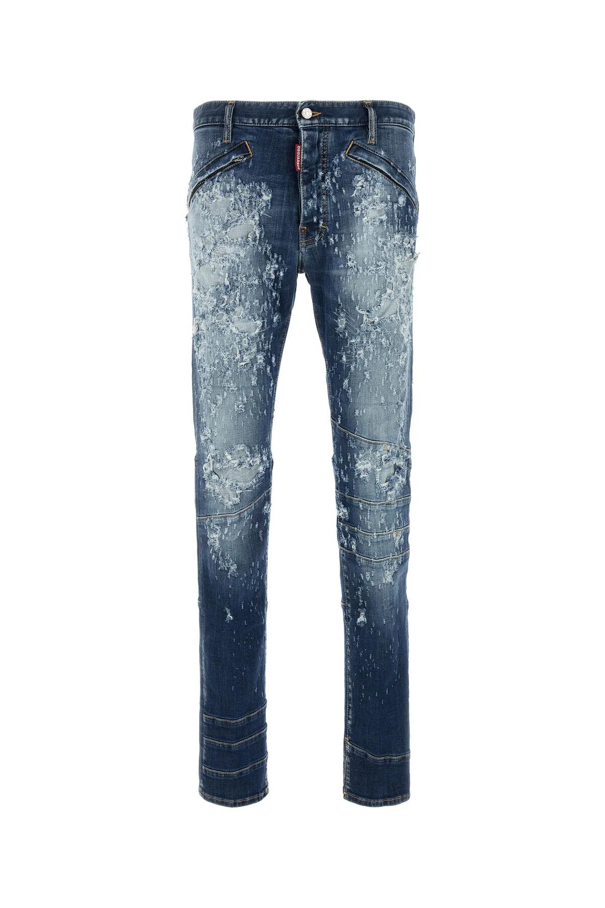 Shop Dsquared2 Sketch Denim Cool Guy Jeans In Blue