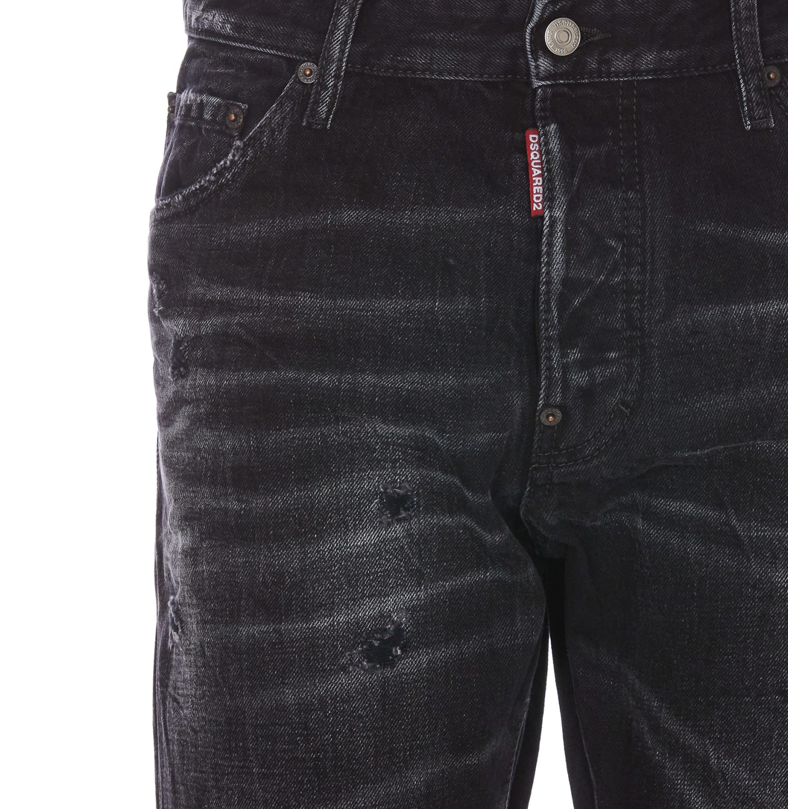 Shop Dsquared2 Cool Guy Jeans In Black