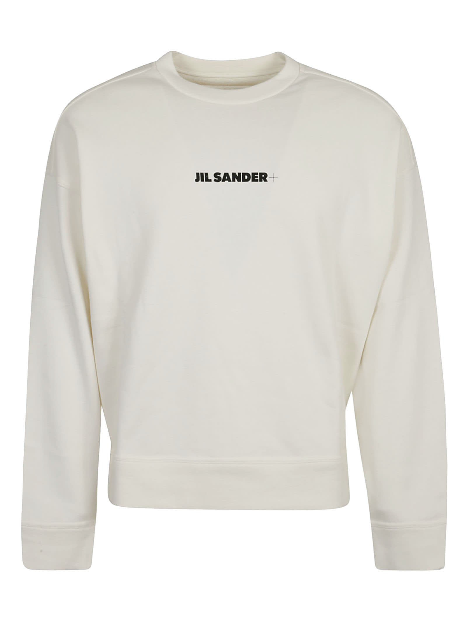 Jil Sander Ribbed Logo Sweatshirt