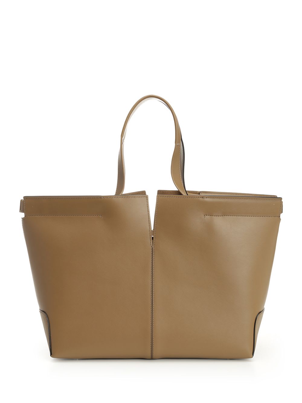 Tod's Folio Shopping Bag In Brown