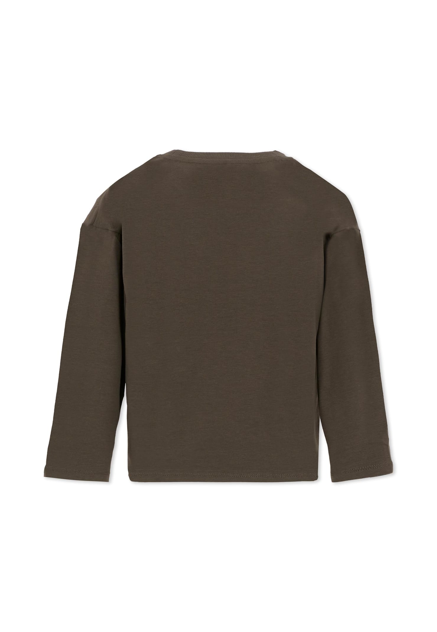 Mini Rodini Brown T-shirt For Kids With Bear In Brown