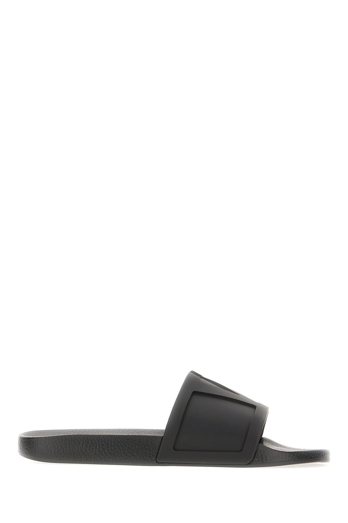 Black Rubber Slippers