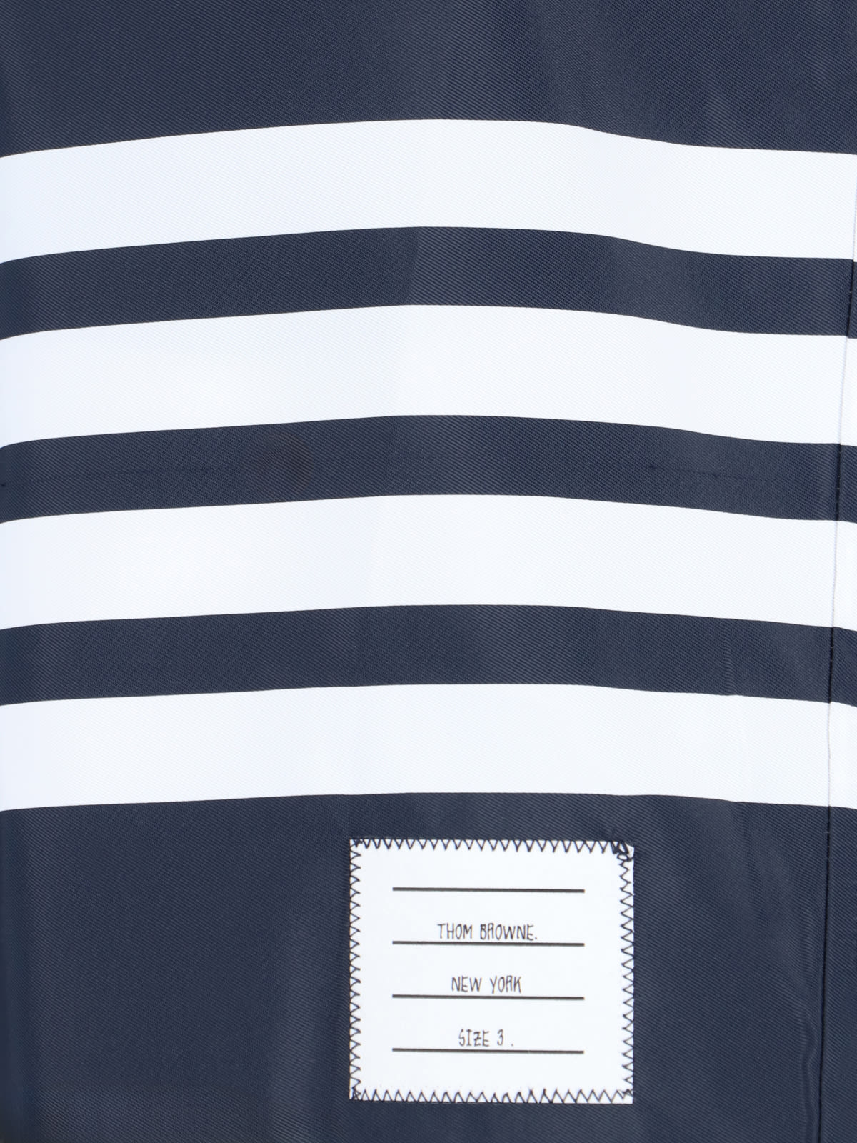 Shop Thom Browne 4-bar Swim Shorts In Navy