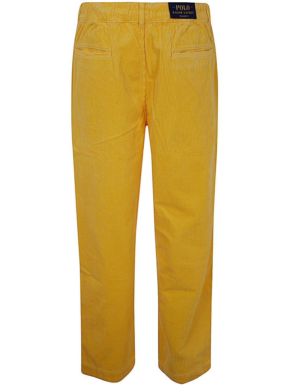 Shop Polo Ralph Lauren Easy Pant Pleated 8w Corduroy In Bright Yellow