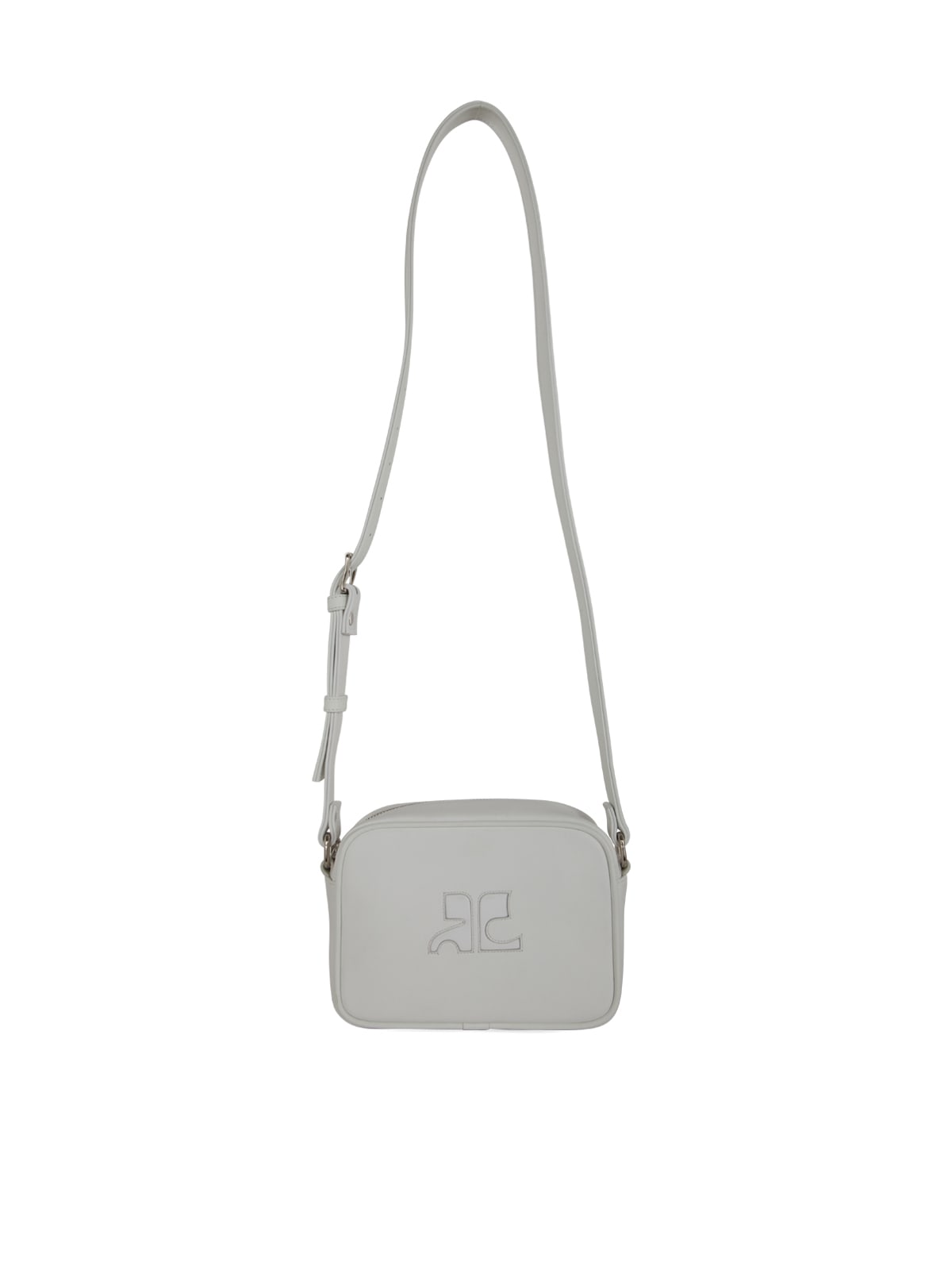 Courrèges Camera Bag In White