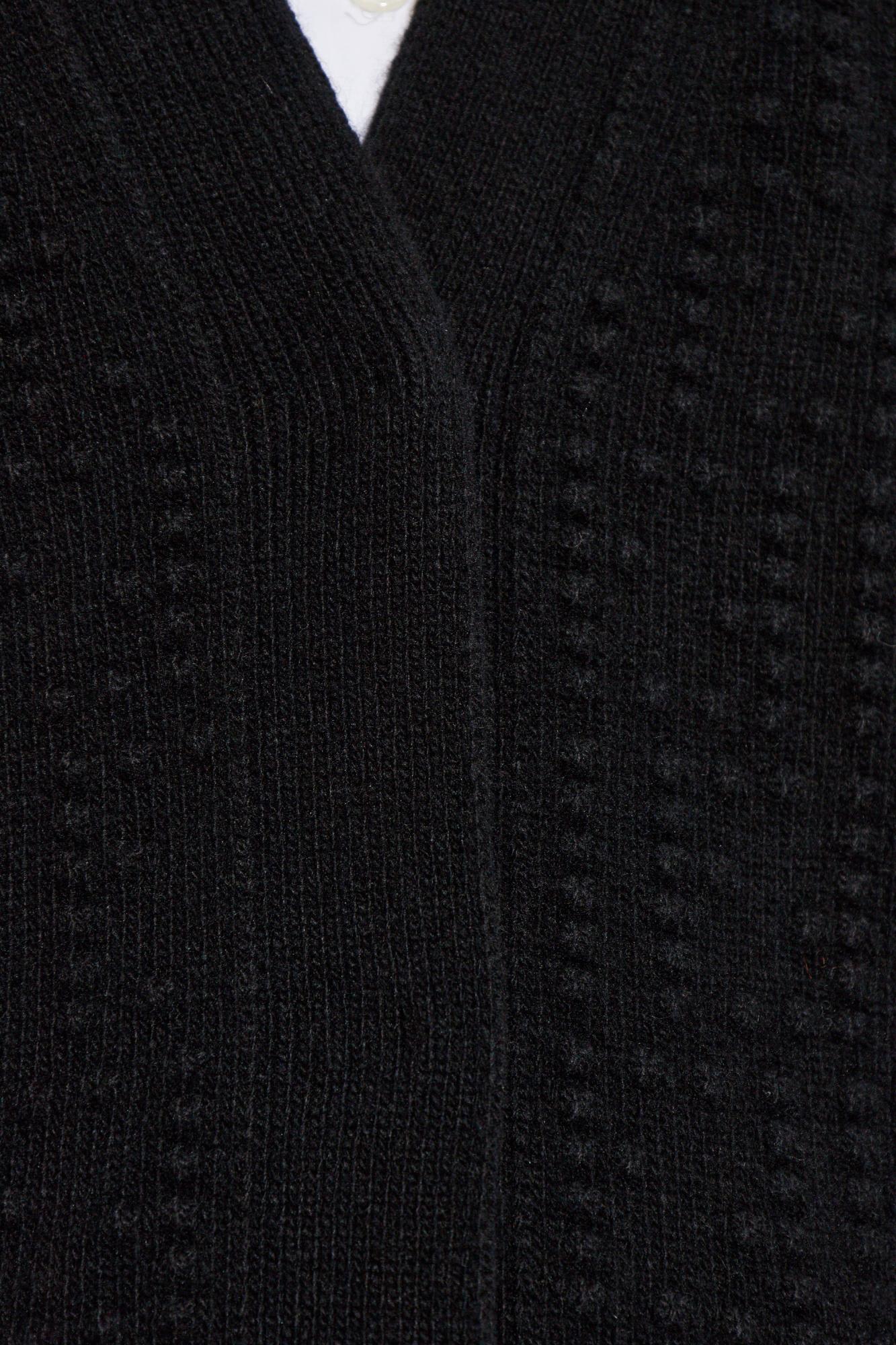 Fendi Cardigan With Pockets In Brown