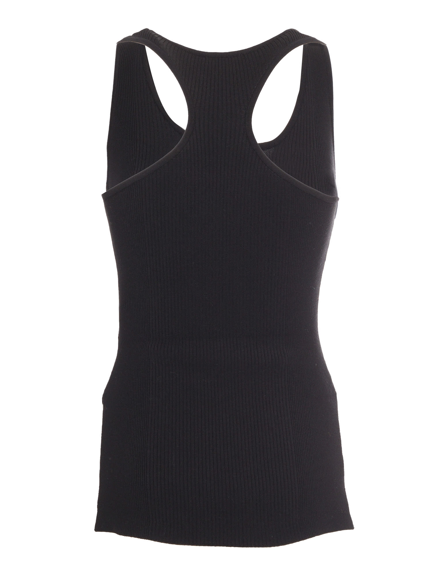 Elisabetta Franchi Tricot Top In Black