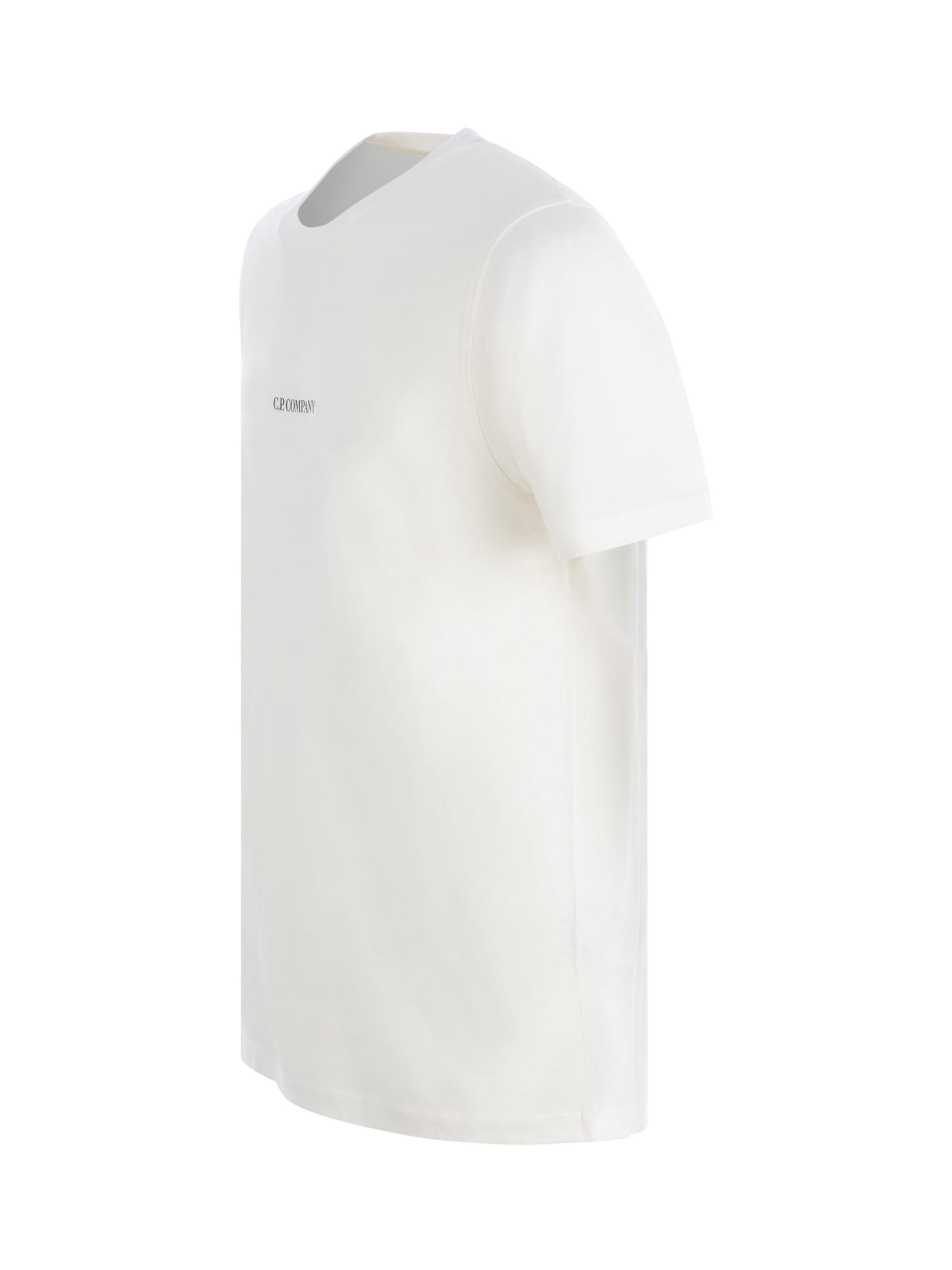 Shop C.p. Company T-shirt  In Cotton In White