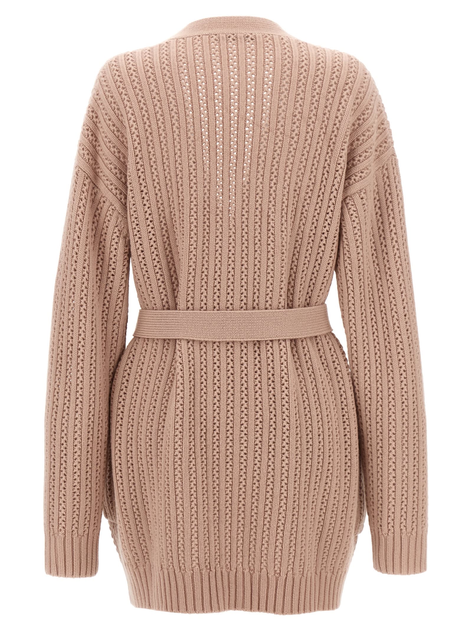 Shop Max Mara Balzac Cardigan In Pink