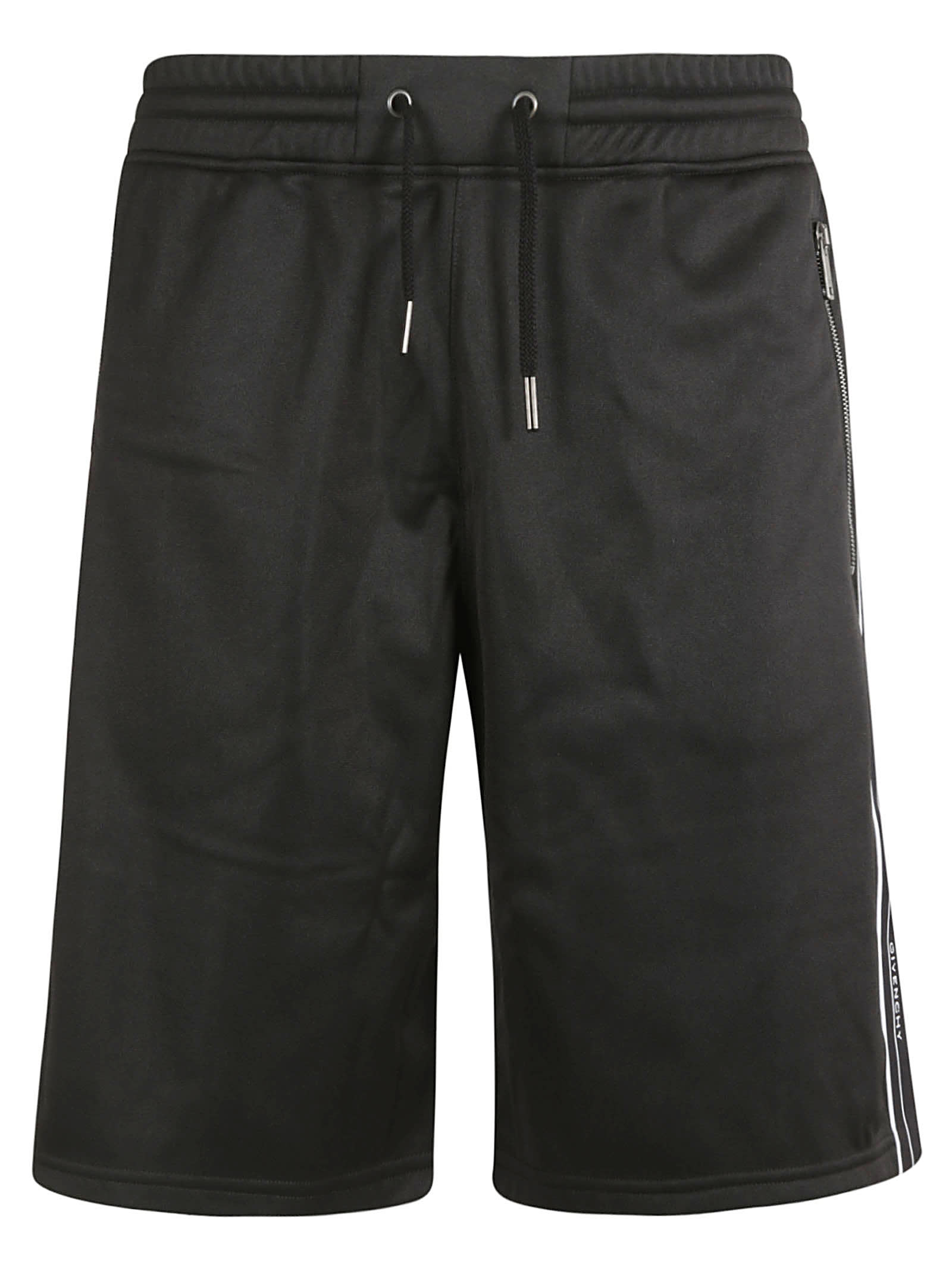 Givenchy Drawstring Track Shorts In Black