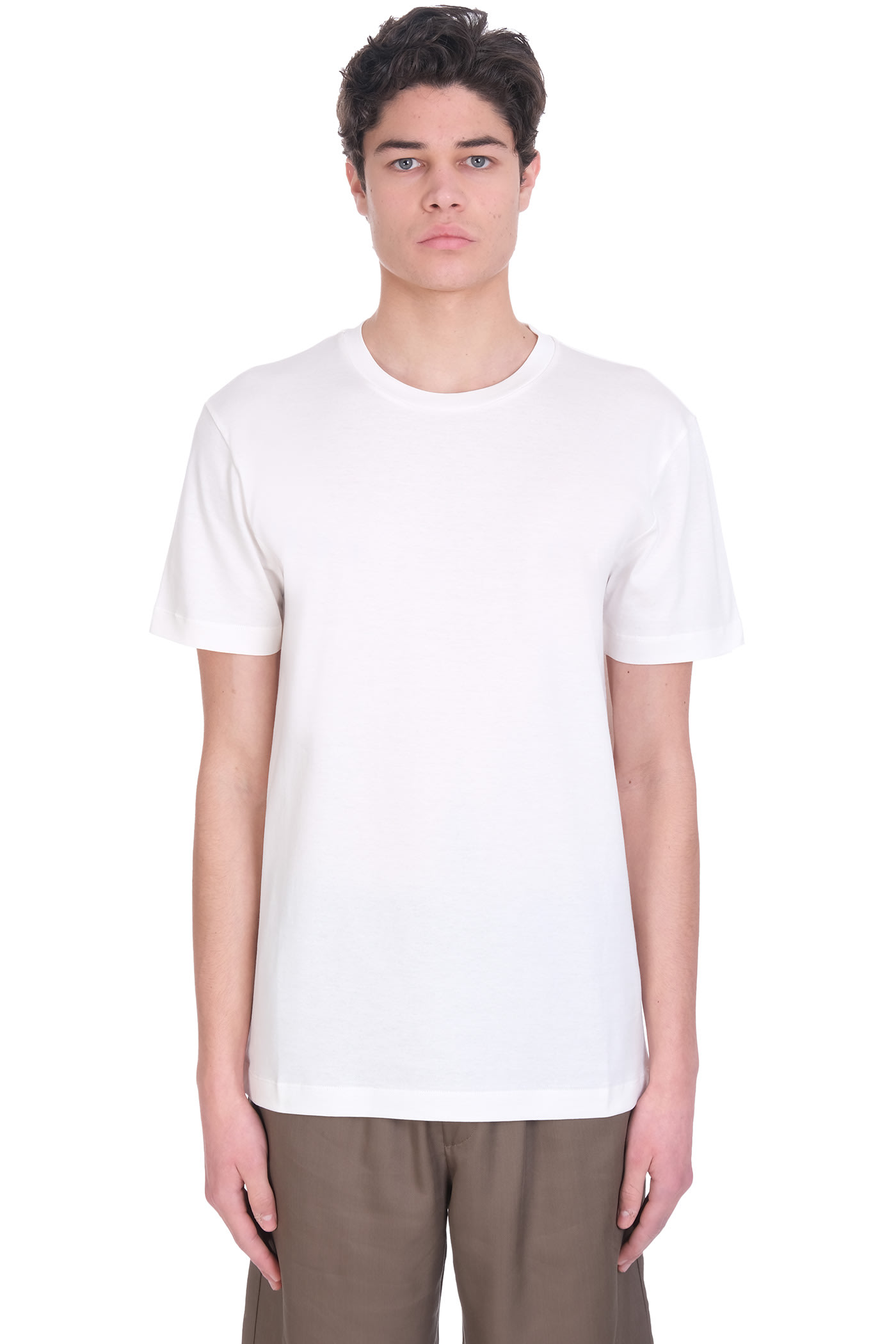 Roberto Collina T-shirt In White Cotton