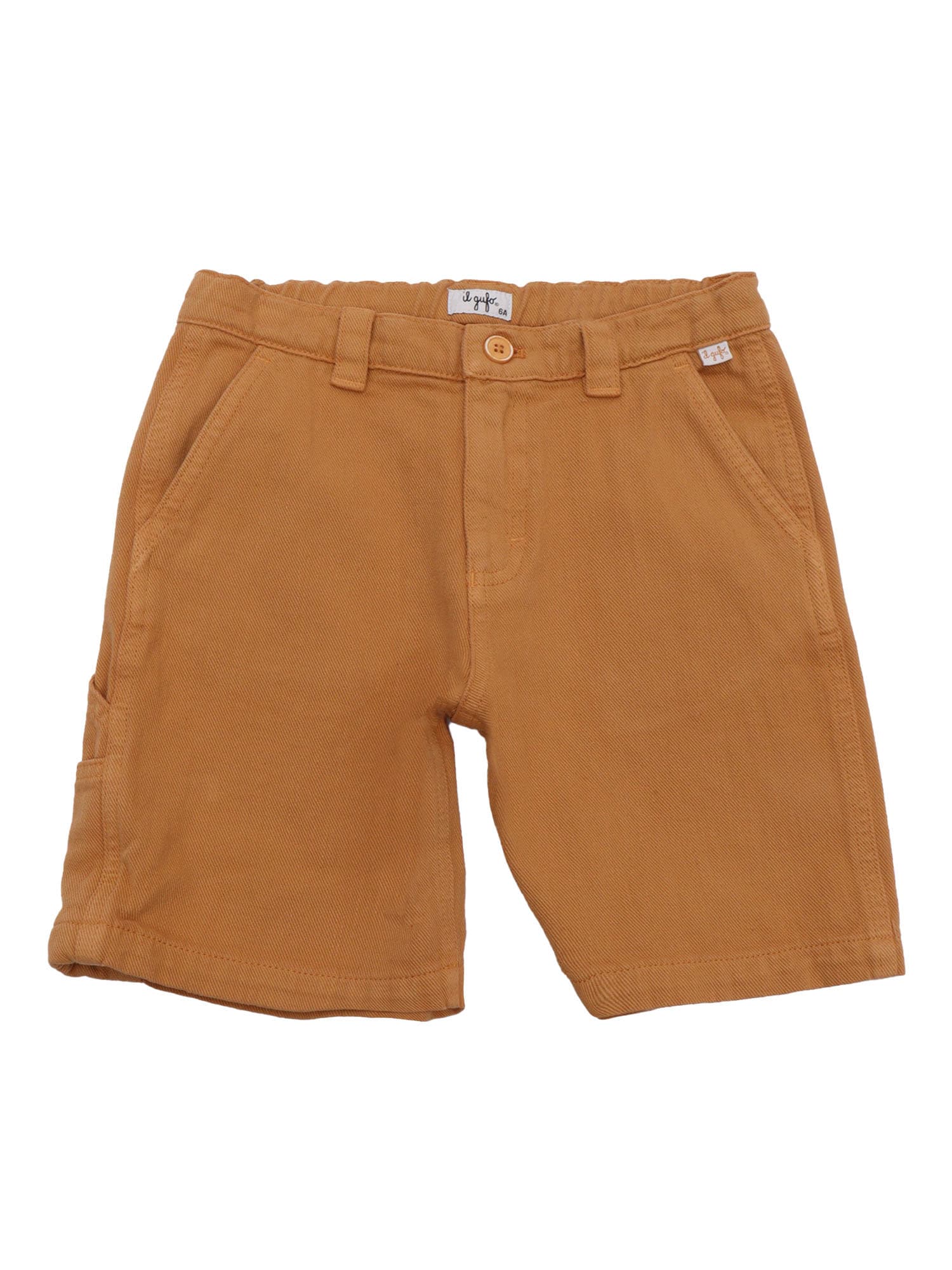 Il Gufo Belt Loop Shorts In Brown