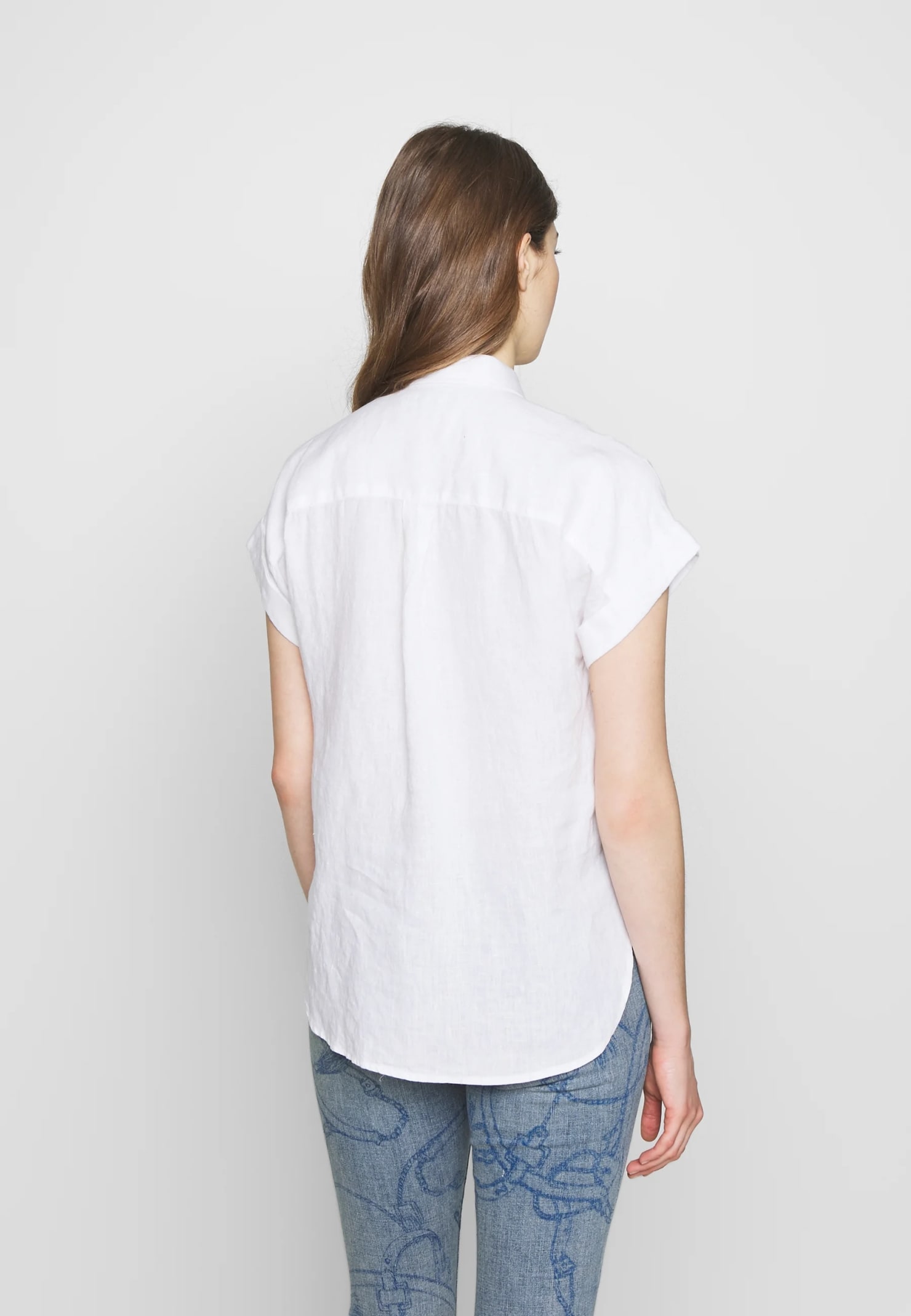 Shop Ralph Lauren Broono Short Sleeve Shirt In White