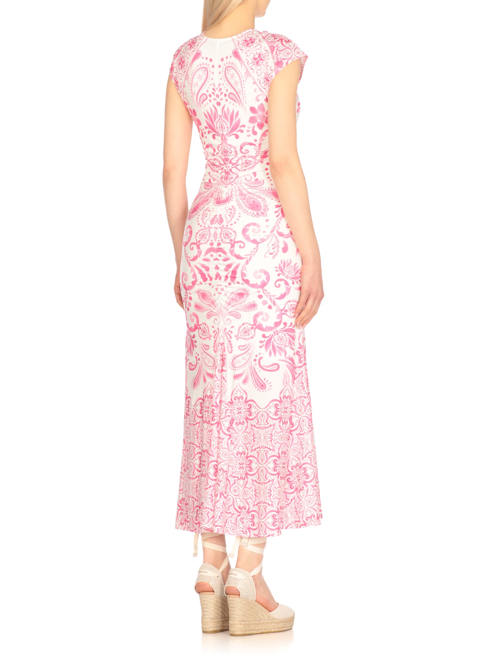 Hale Bob Floral Pattern Maxi Dress