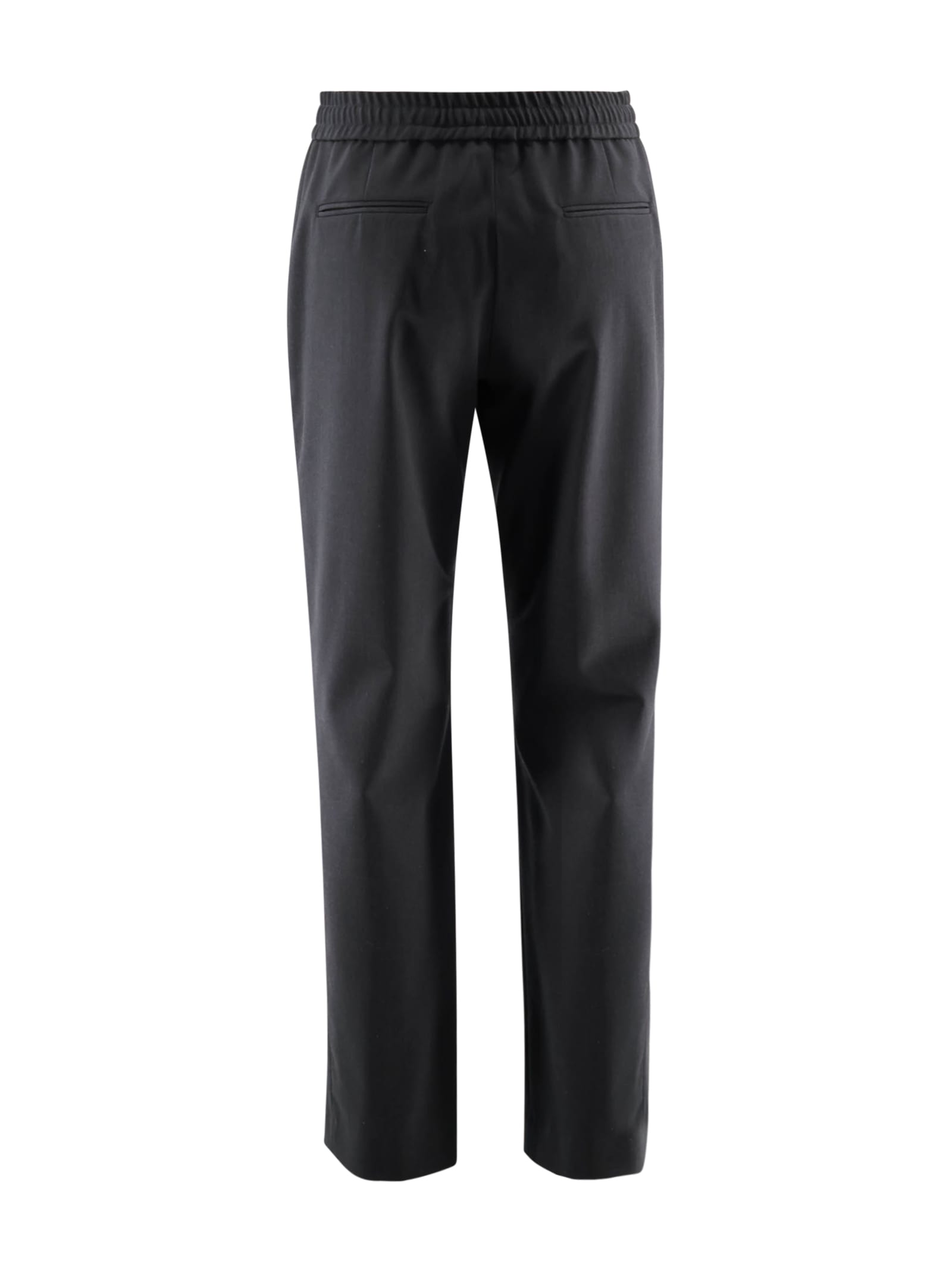Pt Torino Tailored Wool Blend Straight Leg Trousers In Gray