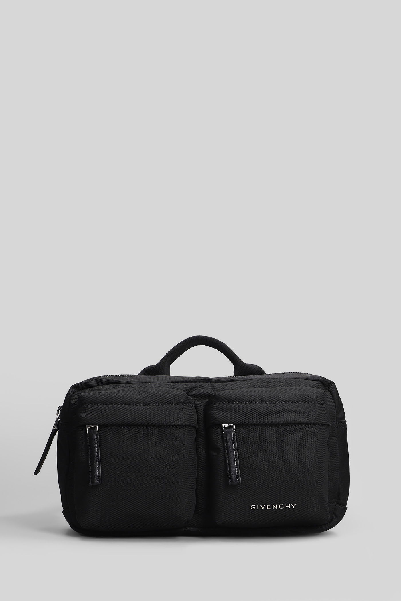 Givenchy Essential U Waist Bag In Black Polyamide