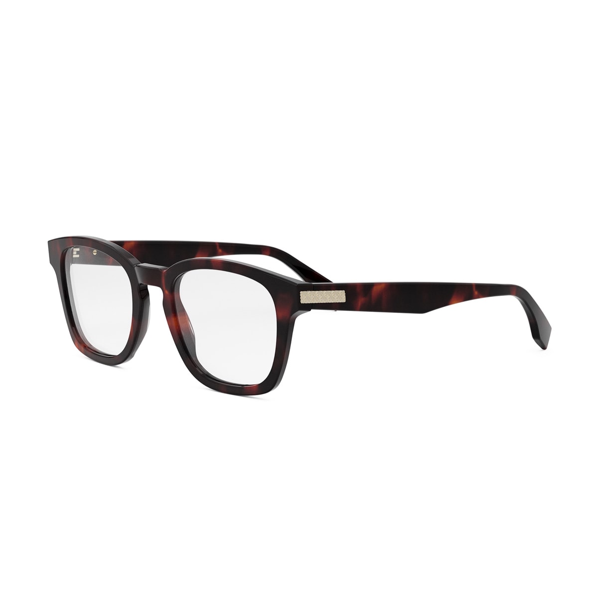 Fendi Geometrically Framed Flat Mirror In Brown