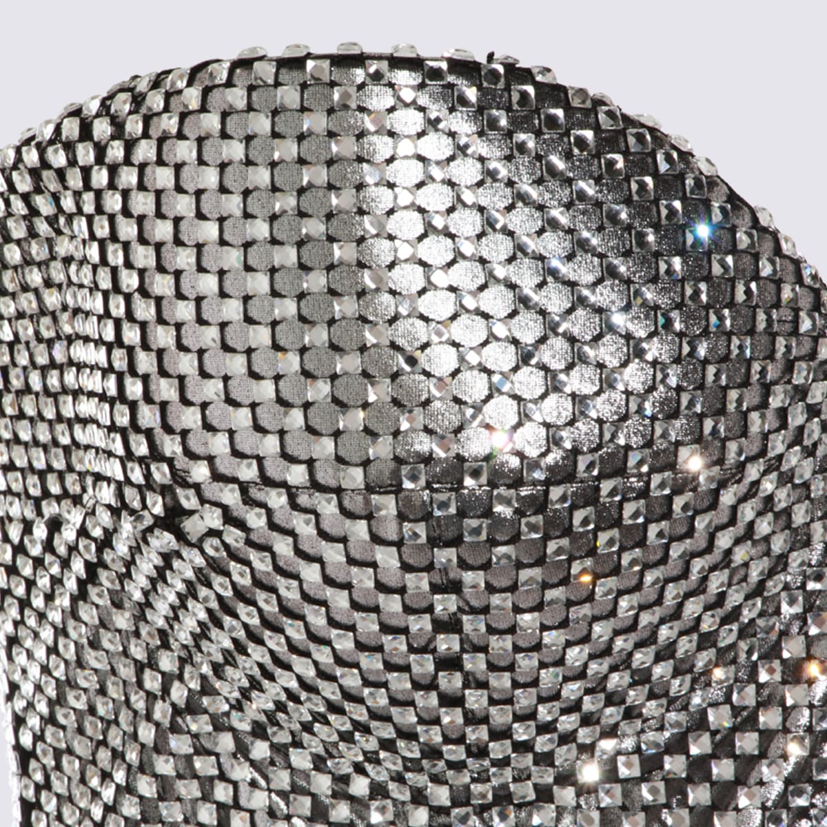 Dolce & Gabbana Strapless Fitted Metallic Sequin Dress In Gray