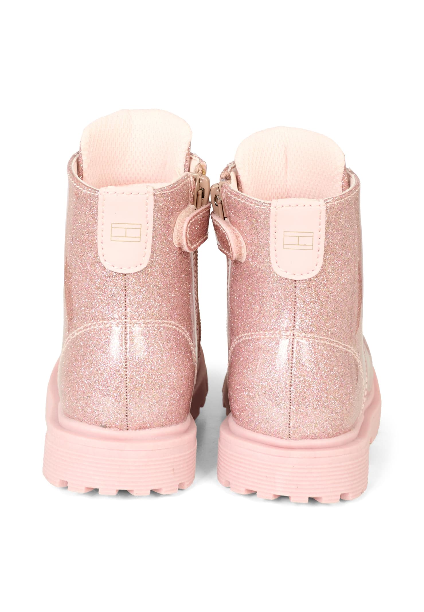 Tommy Hilfiger Pink Boots For Girl With Logo In Pink
