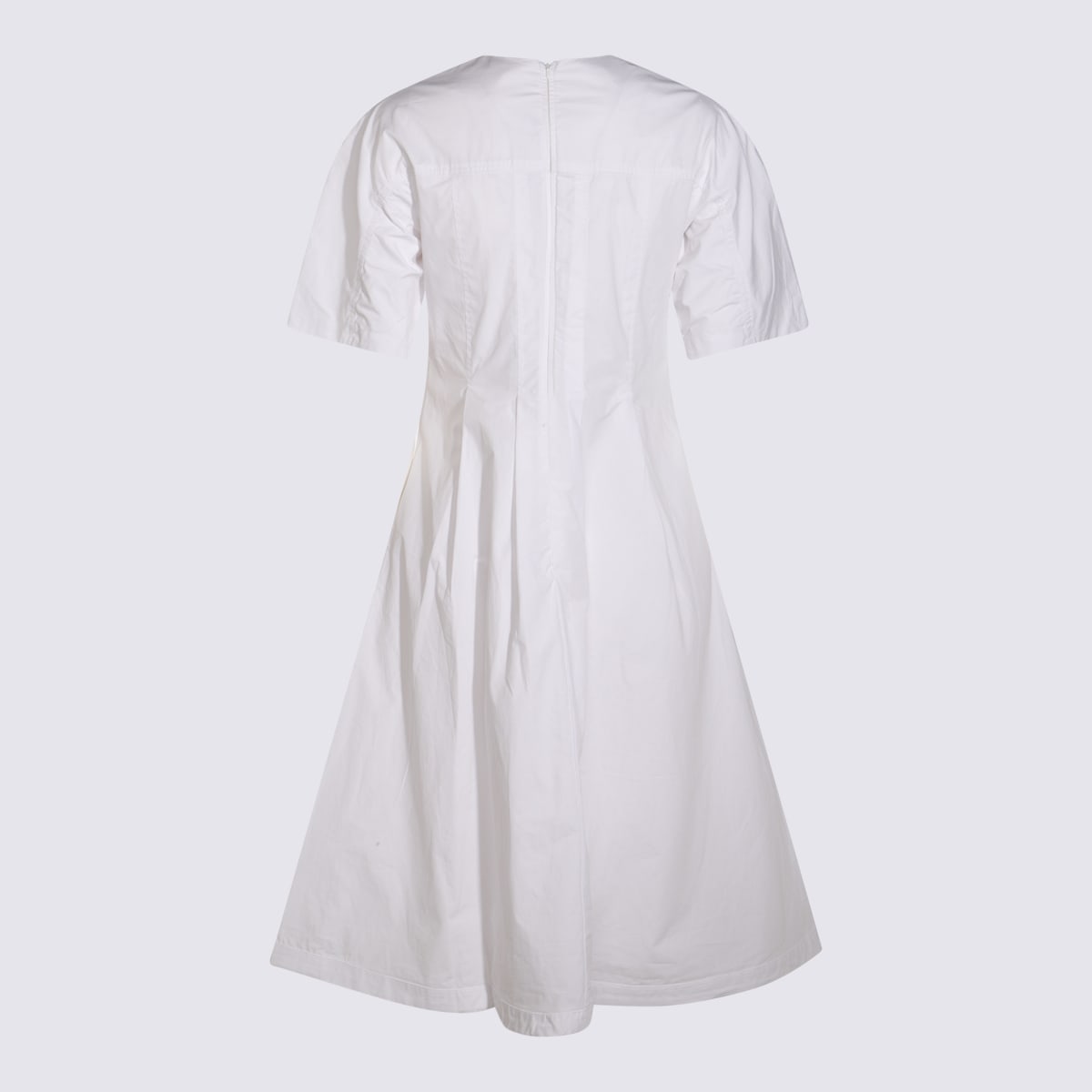 Shop Add White Cotton Midi Dress