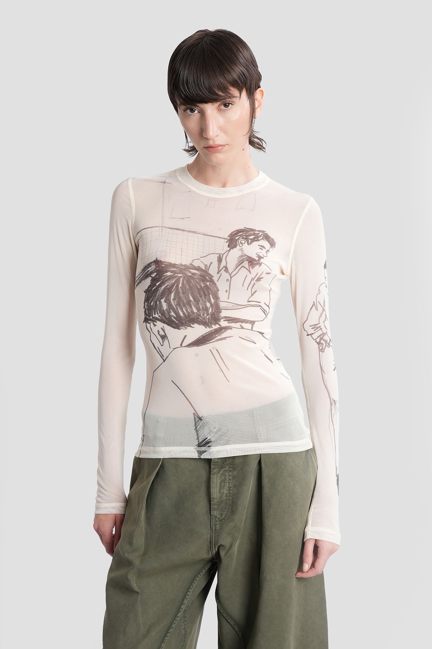J.W. Anderson J. W. Anderson Topwear In Beige Polyester