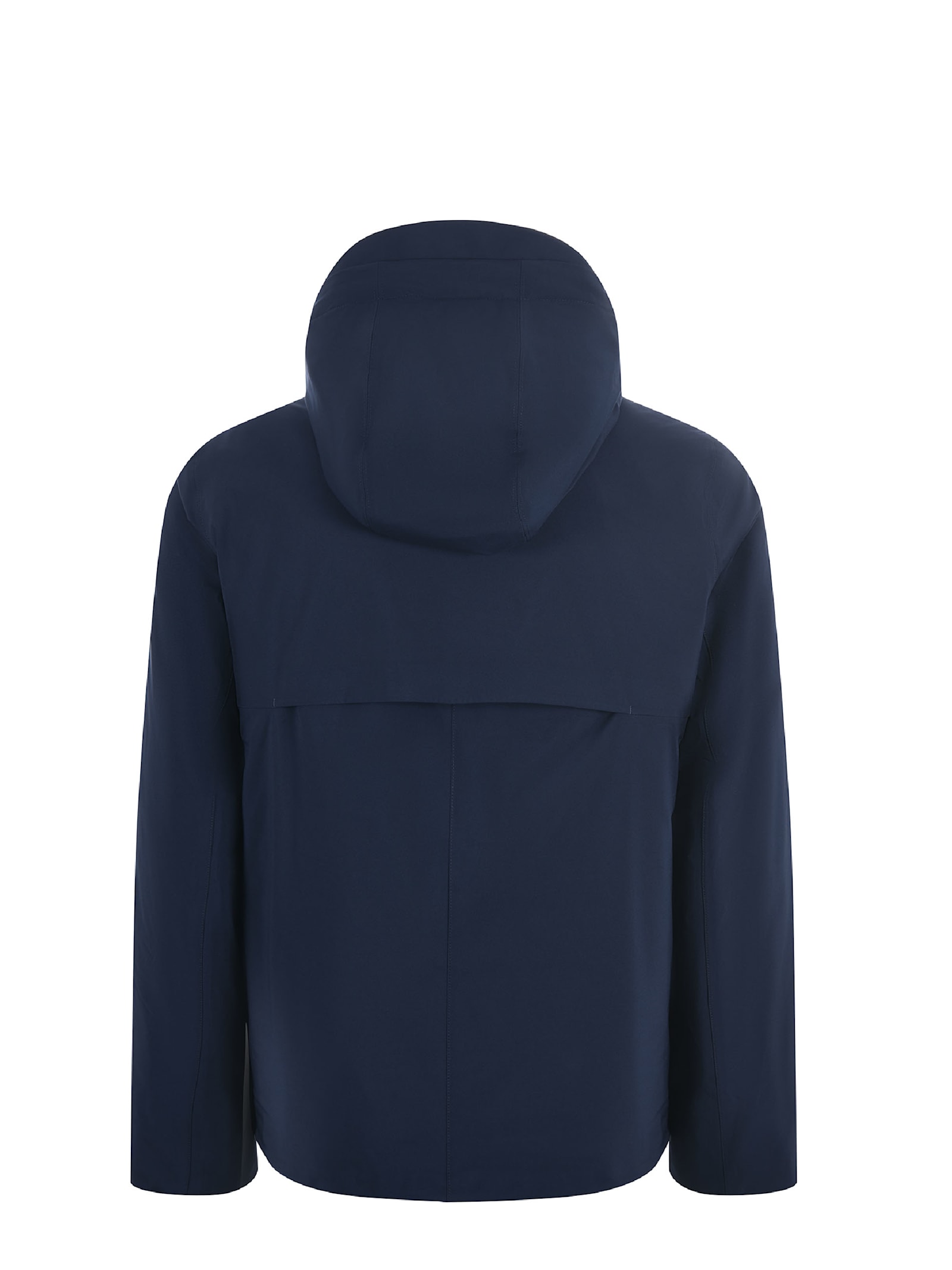 Shop K-way 3-layer Nylon Jacket In Blue