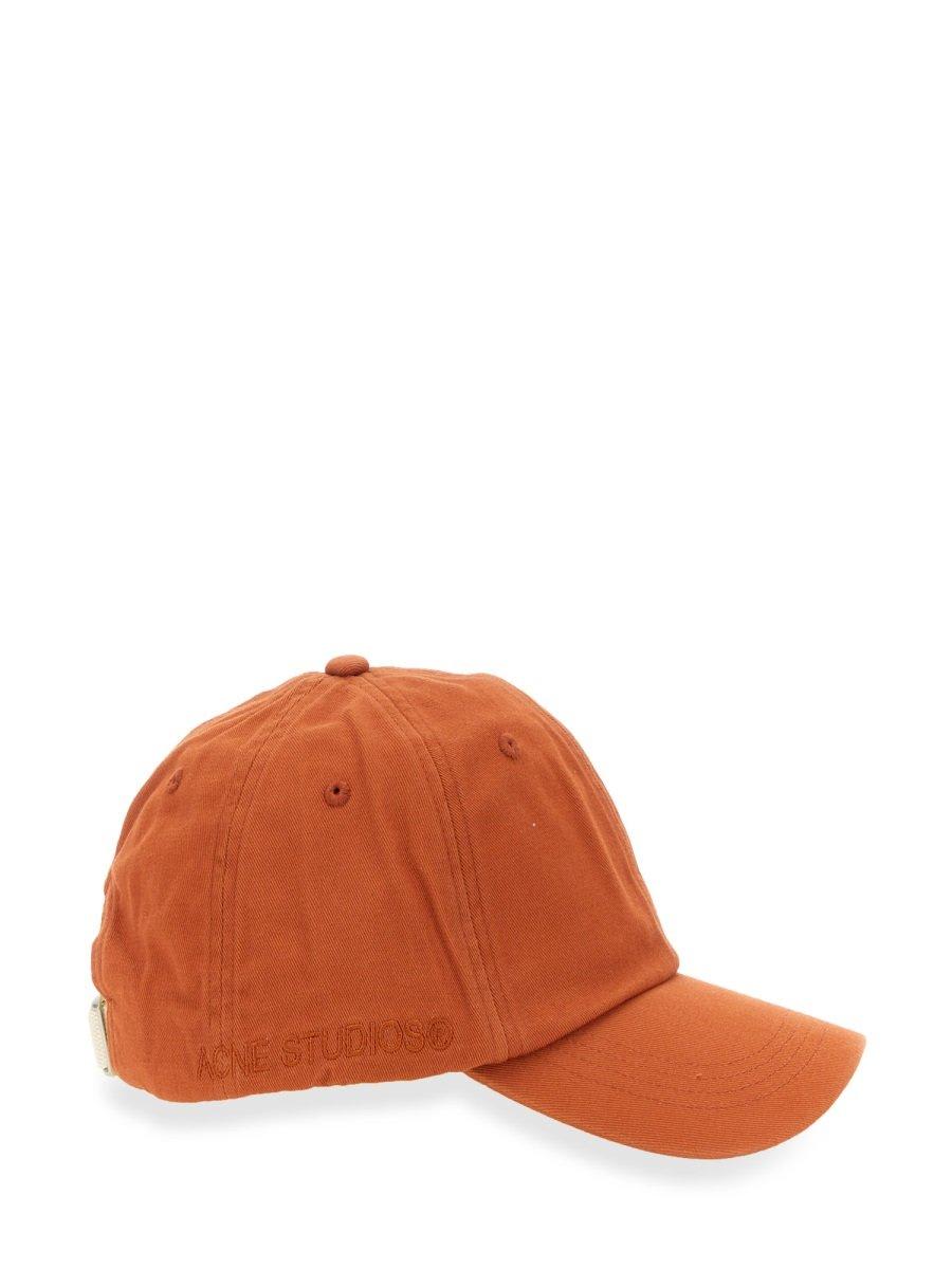 ACNE STUDIOS LOGO EMBROIDERED TWILL CAP