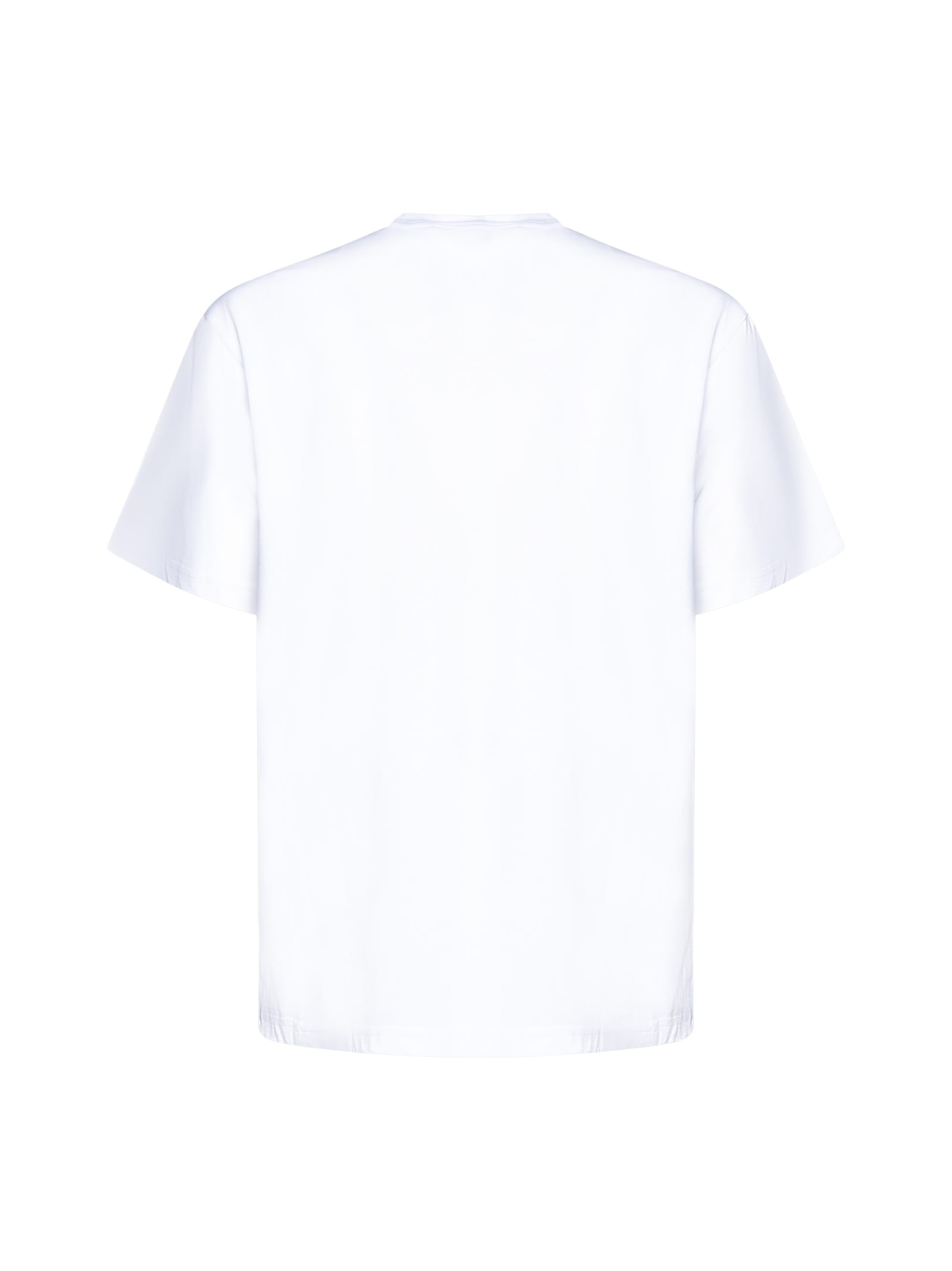 Versace Jeans Couture Logo-print Cotton T-shirt In White