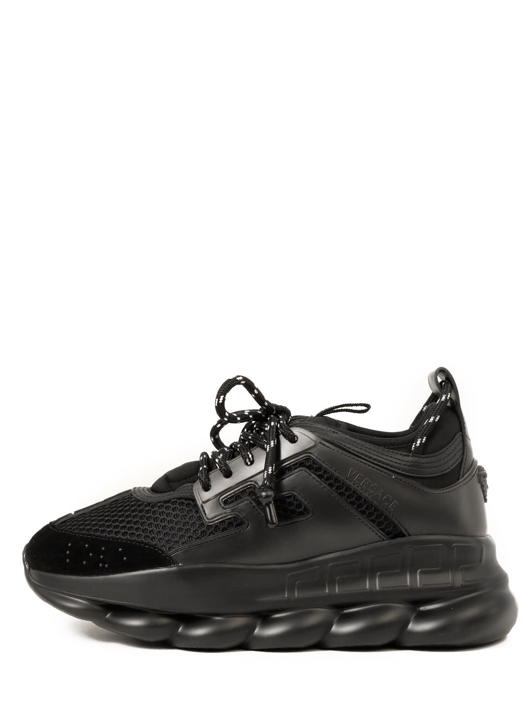 versace sneakers chain reaction black