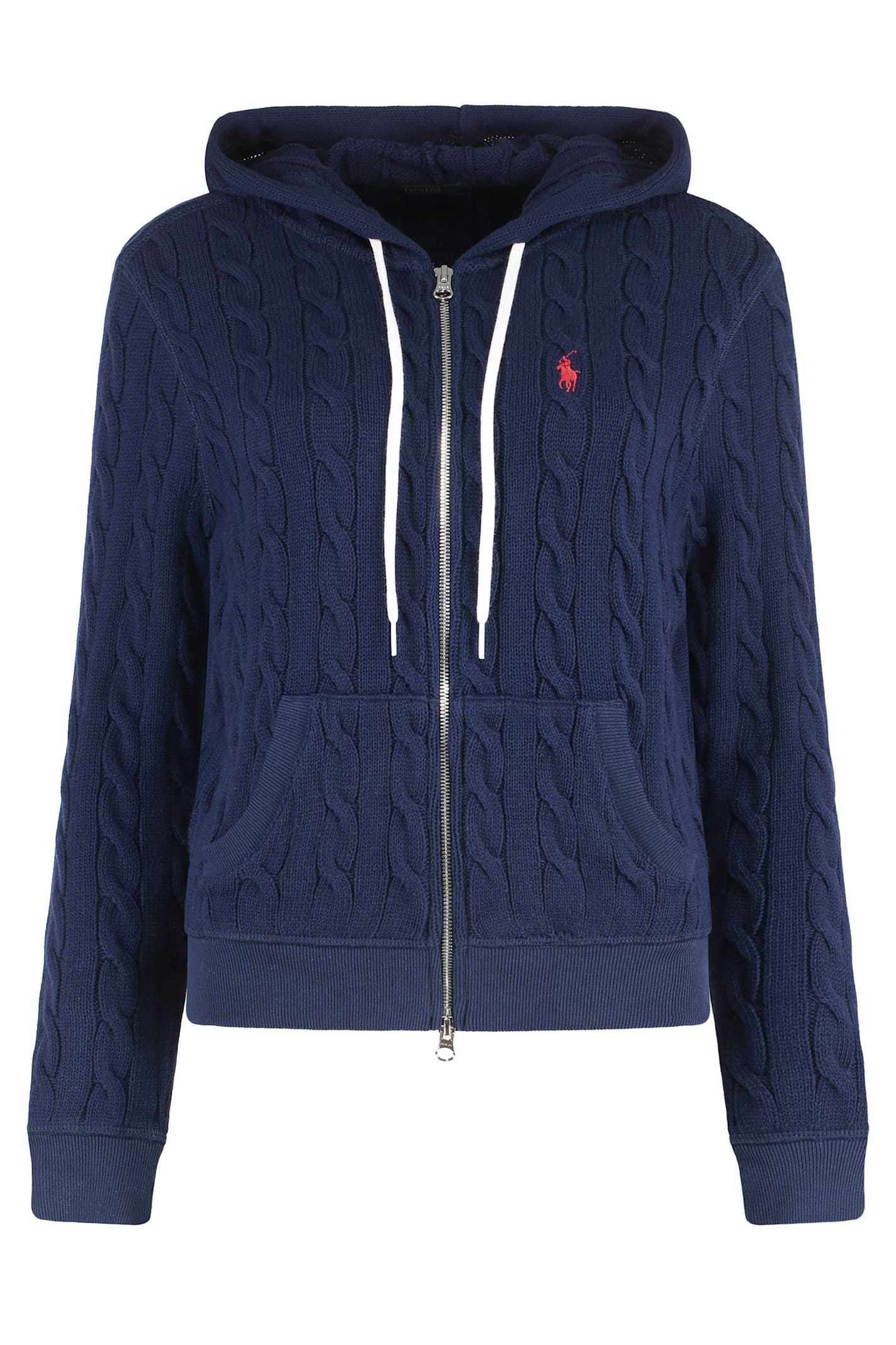 RALPH LAUREN HOODED CARDIGAN