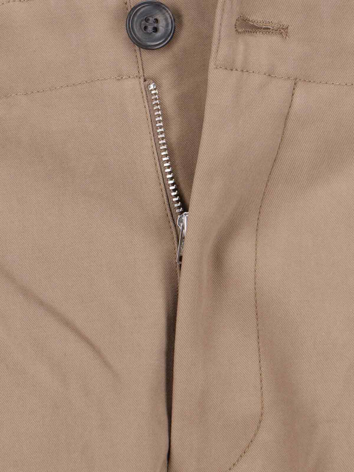 Our Legacy Bridge Chino Wide Leg Cotton Trousers In Neutral